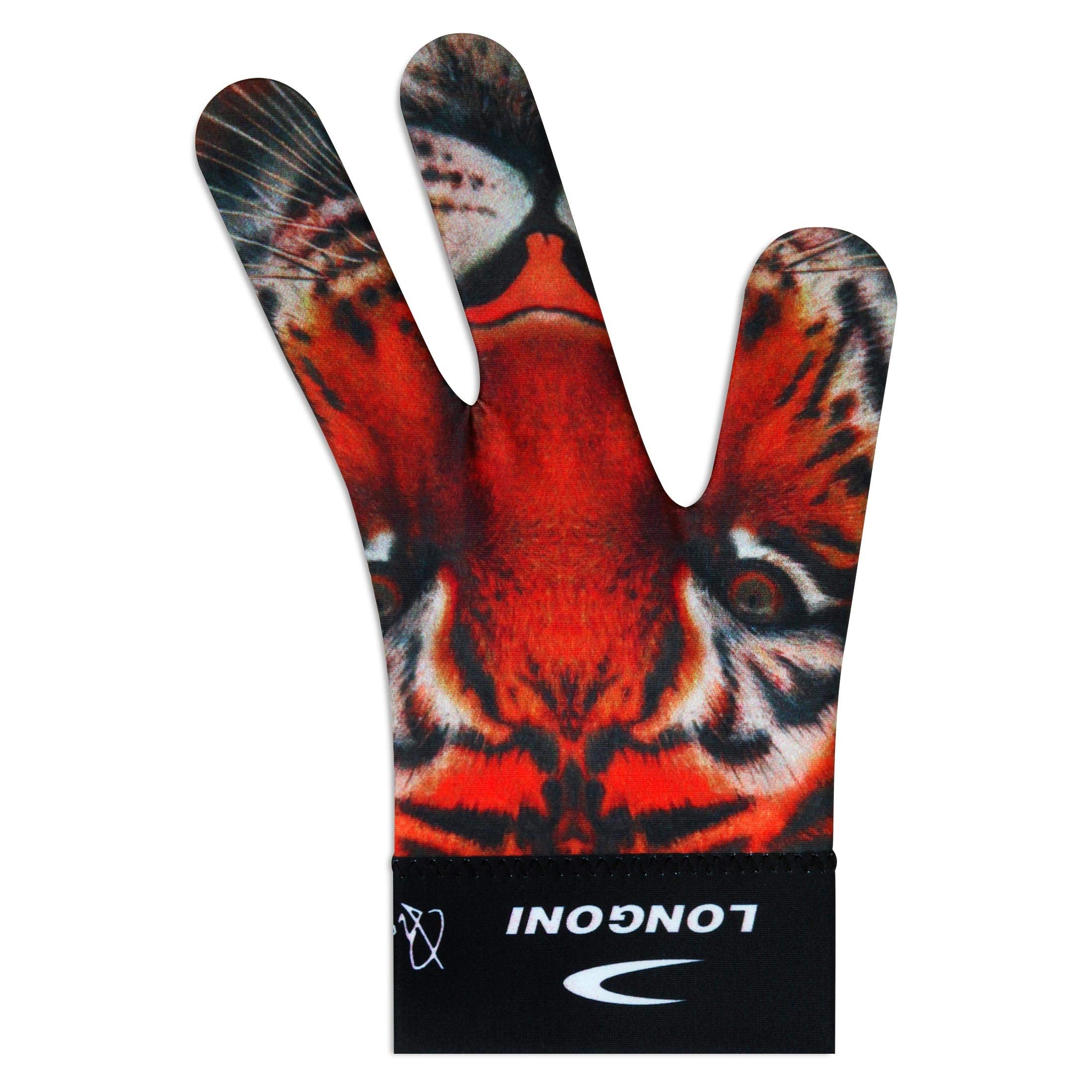 Guante de Billar Longoni tigre para la mano izquierda