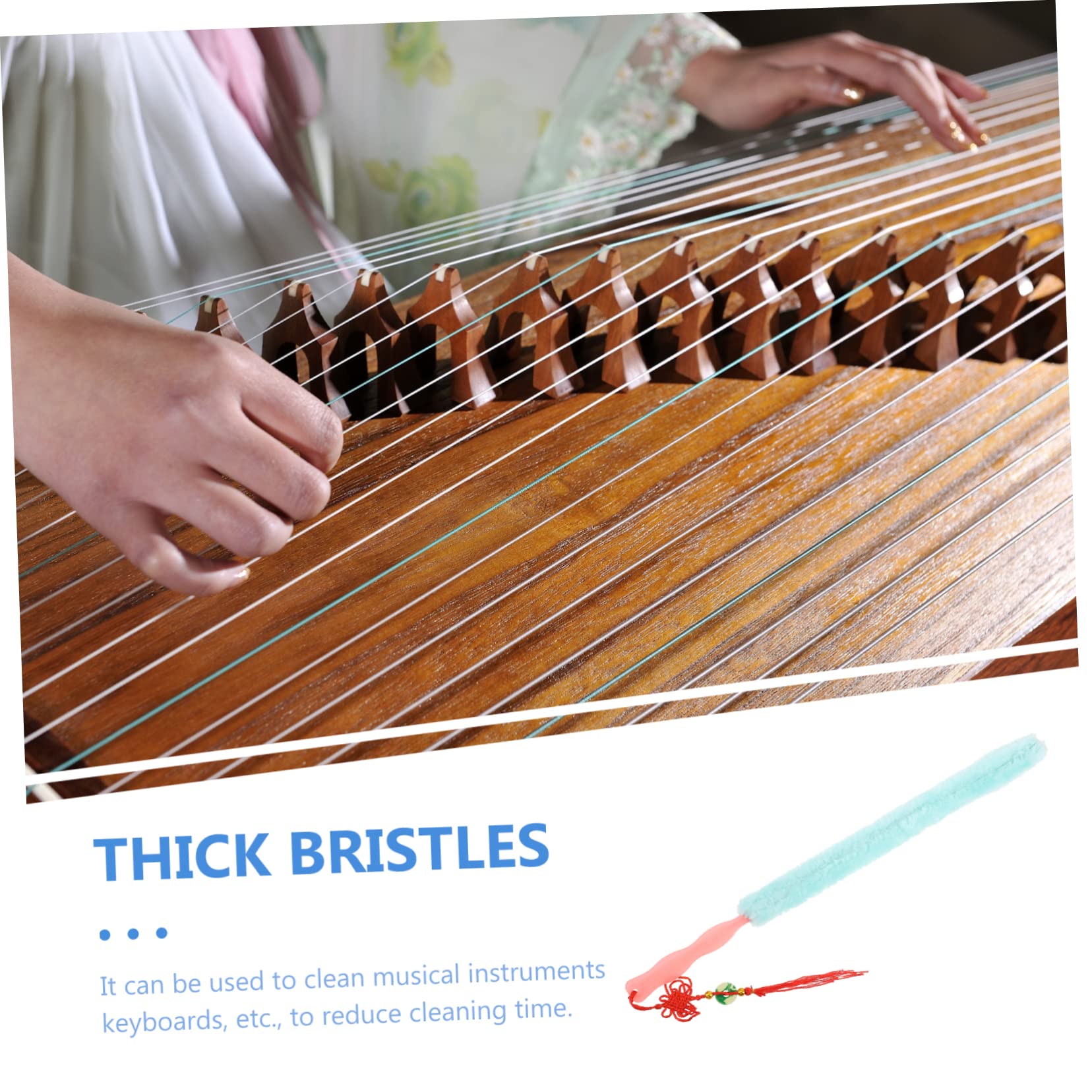 Gogogmee 1Pc Cleaning Brush Long for Ergonomic Design Soft Bristles for Gentle Cleaning Random Color