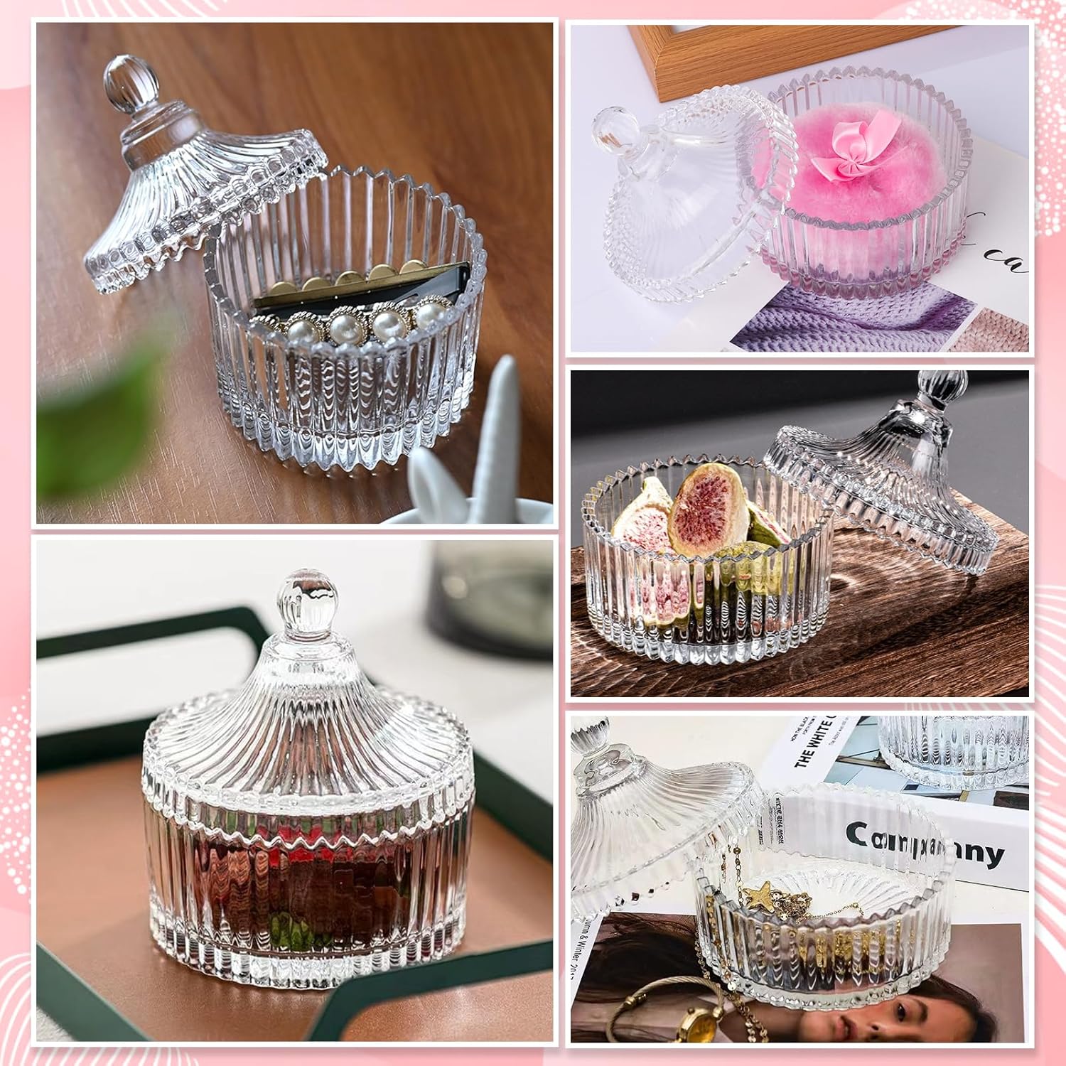 Body Powder Puff and Container, 2PCS 3.54" Powder Puff and 1PCS 5.3x3.9 Powder Container, Large Dusting Powder for Women Body Puff - Image 6