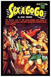 Sex A Go Go Vintage Pulp Novel Cover Retro Art Poster CANVAS Print