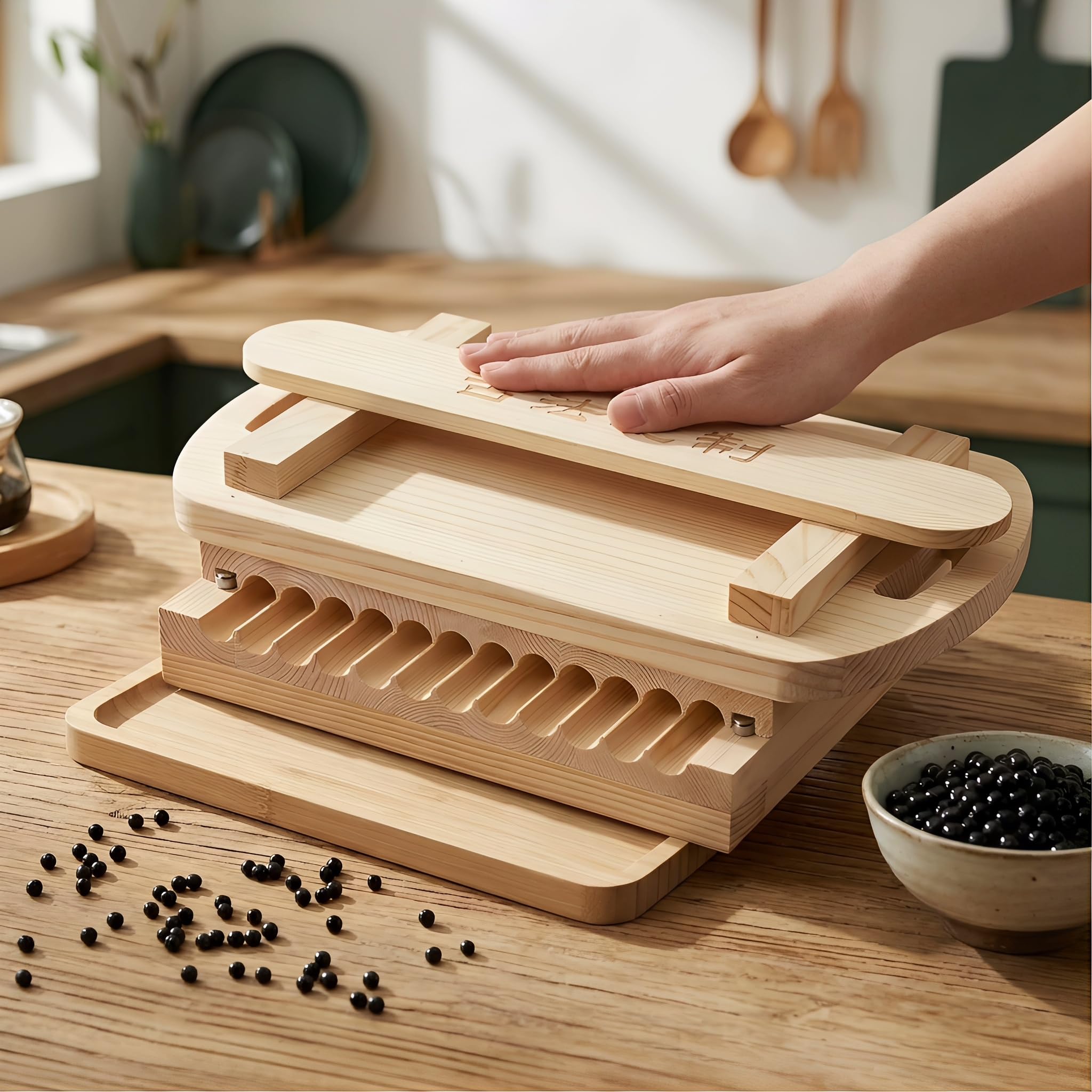 Tapioca Pearl Maker - Crea perle da 15 mm, 19 mm, 22 mm per Bubble Tea e dessert, perfetta per negozi di tè al latte e uso domestico