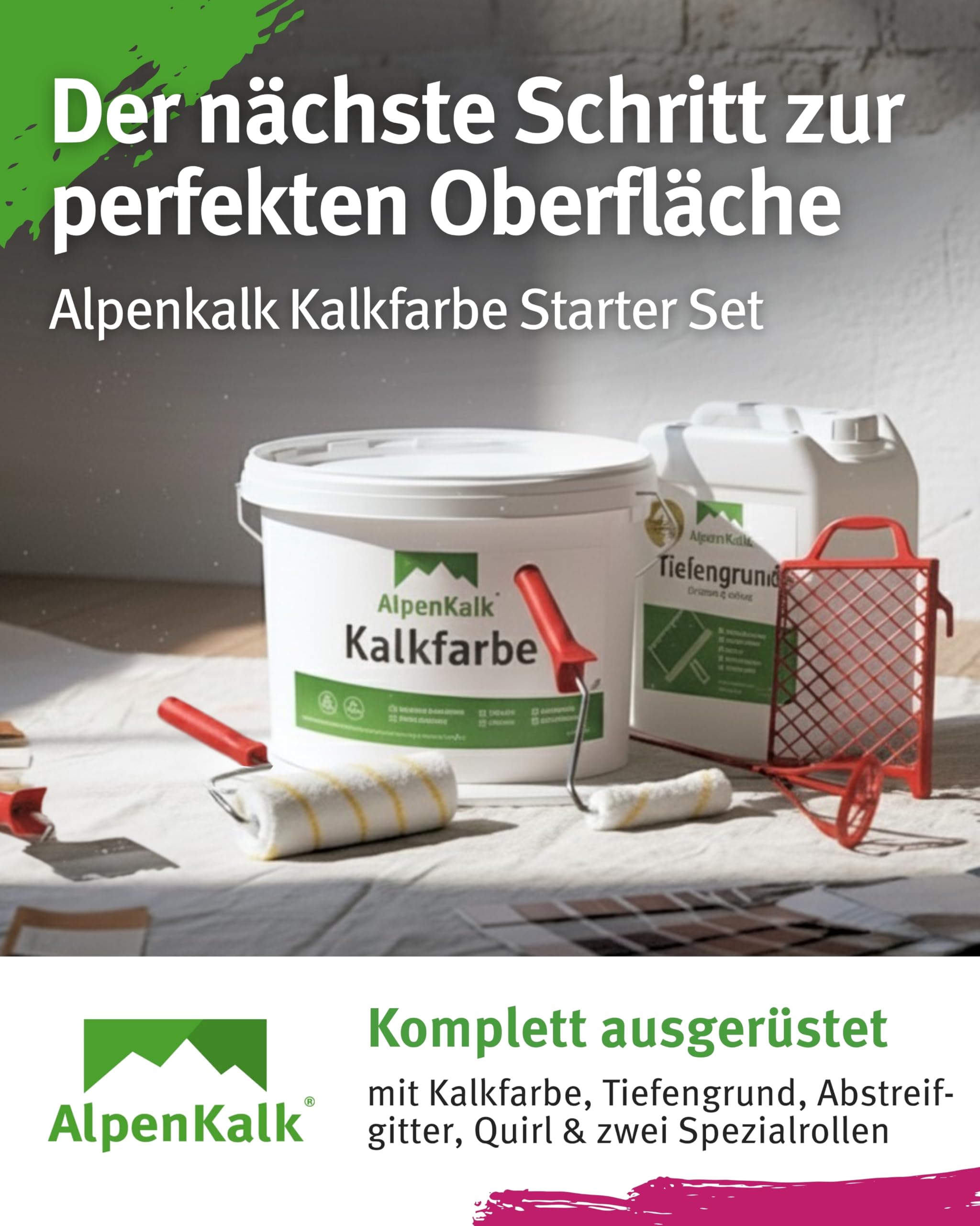 Spachtelmasse I 15 kg I Gebrauchsfertig & lösungsmittelfrei I Fertigspachtel mit Cremiger Konsistenz für streifenfreie Oberflächen I Vielseitig, diffusionsoffen & schimmelhemmend