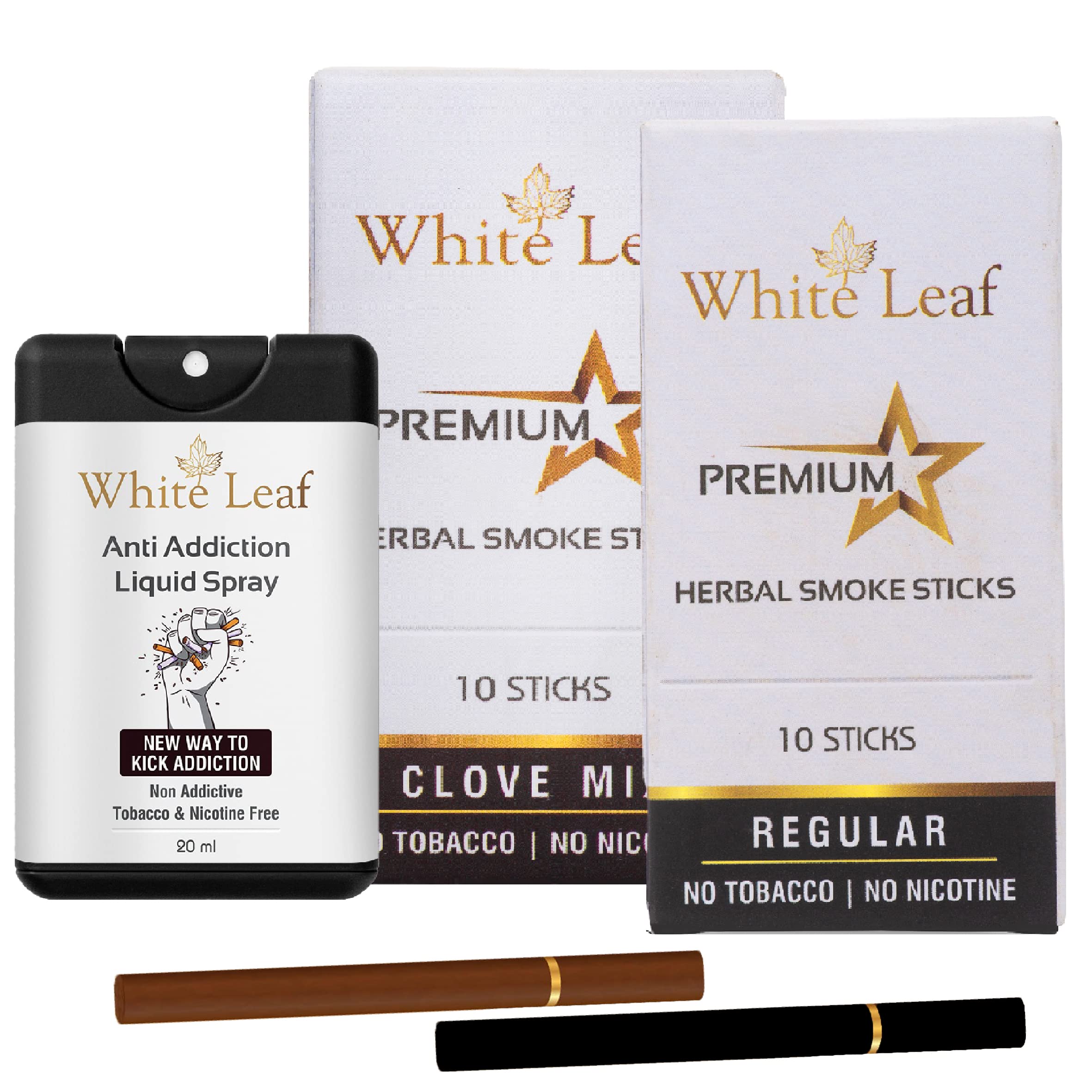 See full amazon price history chart for White Leaf Premium Herbal Smokes Cigarettes - Tobacco and Nicotine Free Combo Pack of Regular, Clove Flavour Smoke (20 Smoke, Shot -1) White Leaf Premium Herbal Smokes Cigarettes - Tobacco and Nicotine Free Combo Pack of Regular, Clove Flavour Smoke (20 Smoke, Shot -1) (B09TDKS53J) Amazon Price History, Amazon Price Tracker