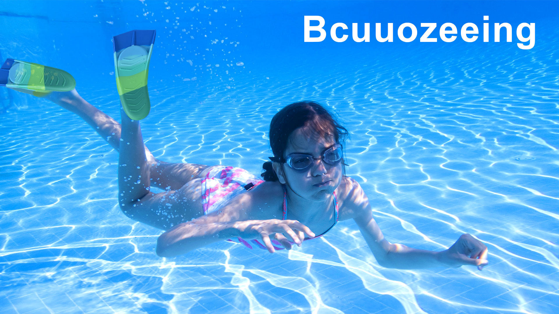 Pinne Da Nuoto Corte Per Bambini In Morbido Silicone, Multicolore Blu, Taglia XS, Per Allenamento In Piscina - 2