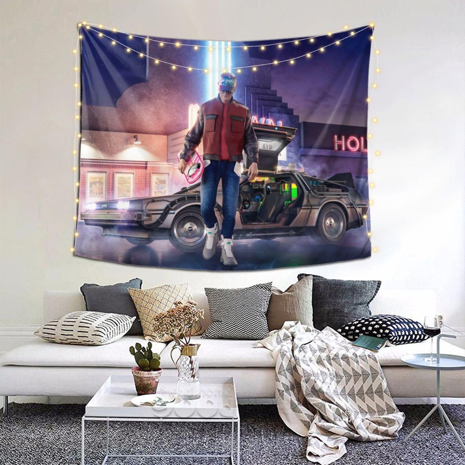 即完品】バック・トゥ・ザ・フューチャー マルチクロス タペストリー