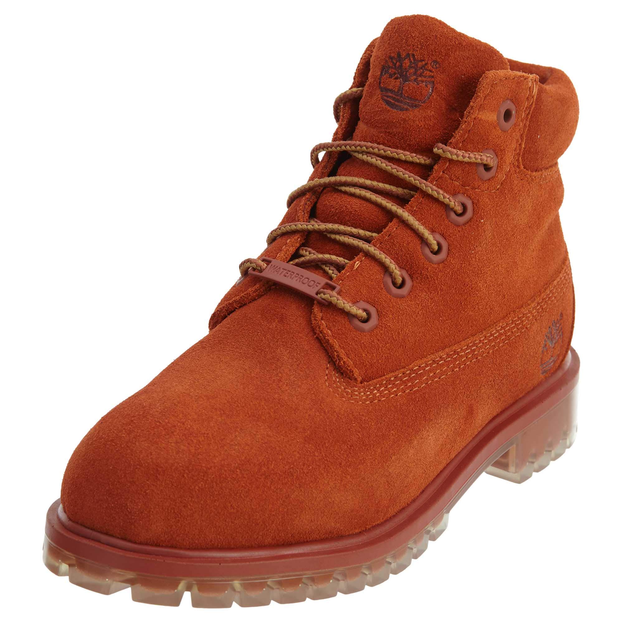 Timberland 6 Inch Premium Waterproof Little Kid's Boots Rust tb0a1ai2 (2.5 M US)