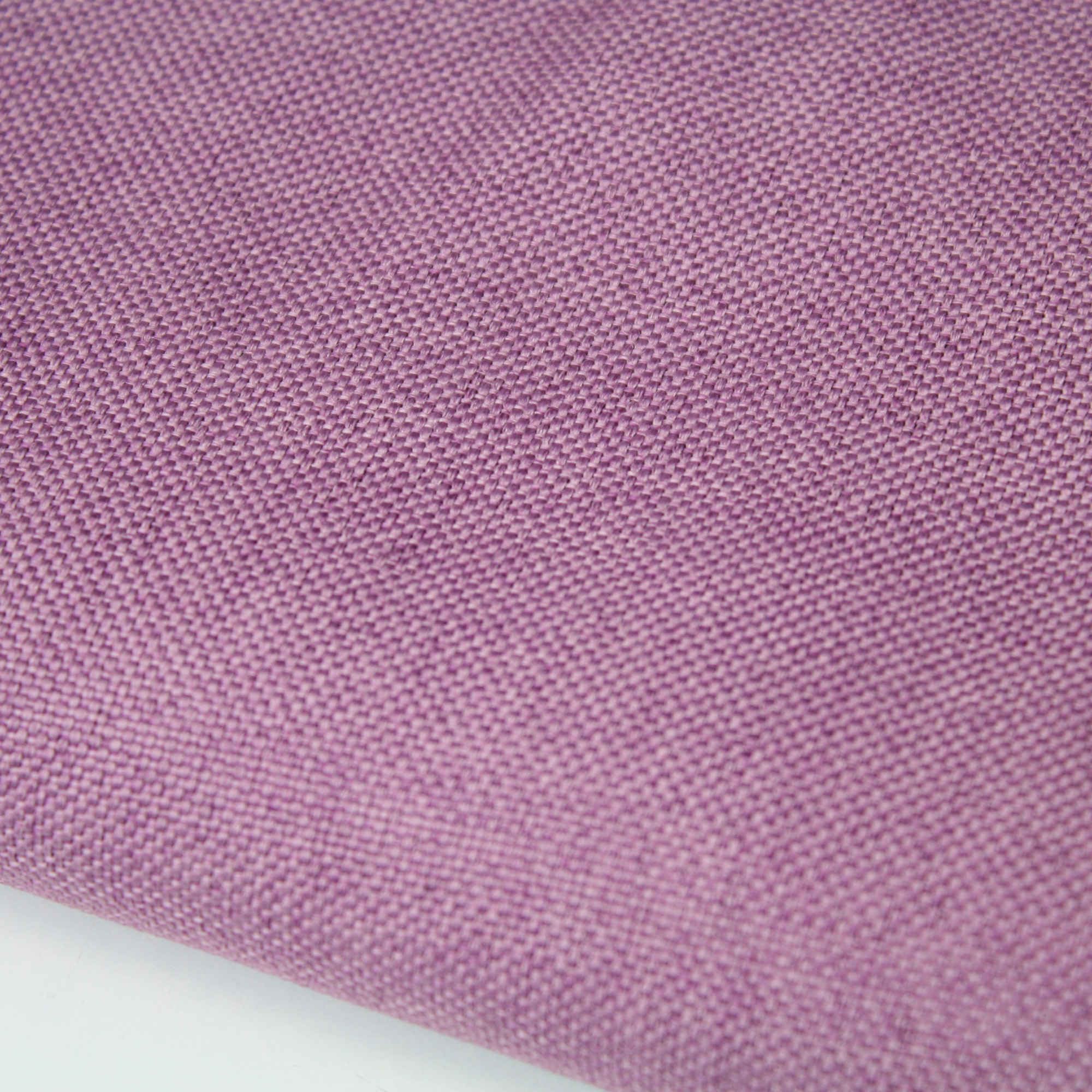 Plain Soft Linen Look Fabric Curtain Dressmaking Upholstery Fabric (Lilac)