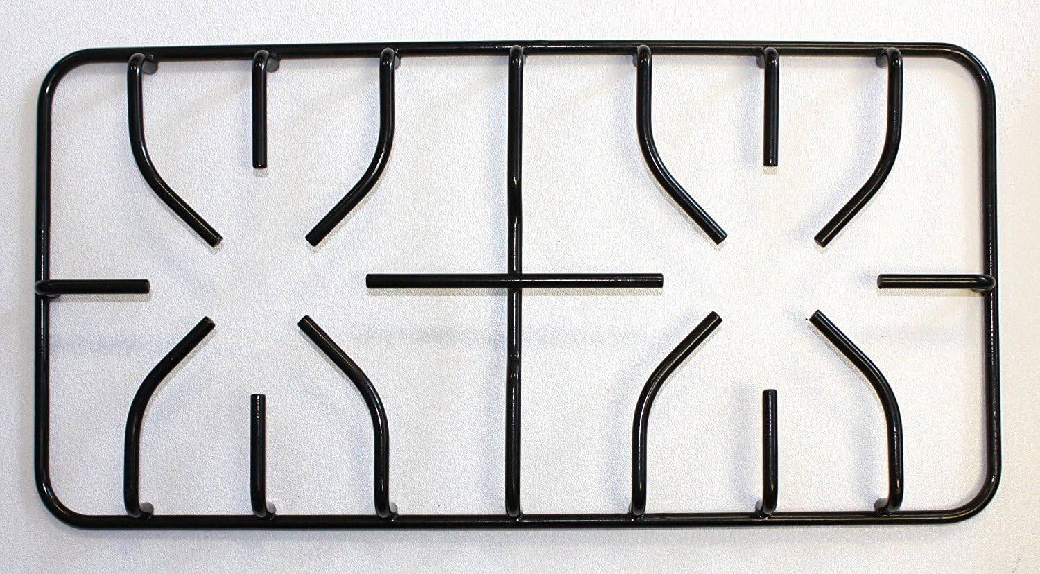 GRP DOUBLE BURNER GRATE, BLACK Replacement for GENERAL ELECTRIC Part # WB31K10169