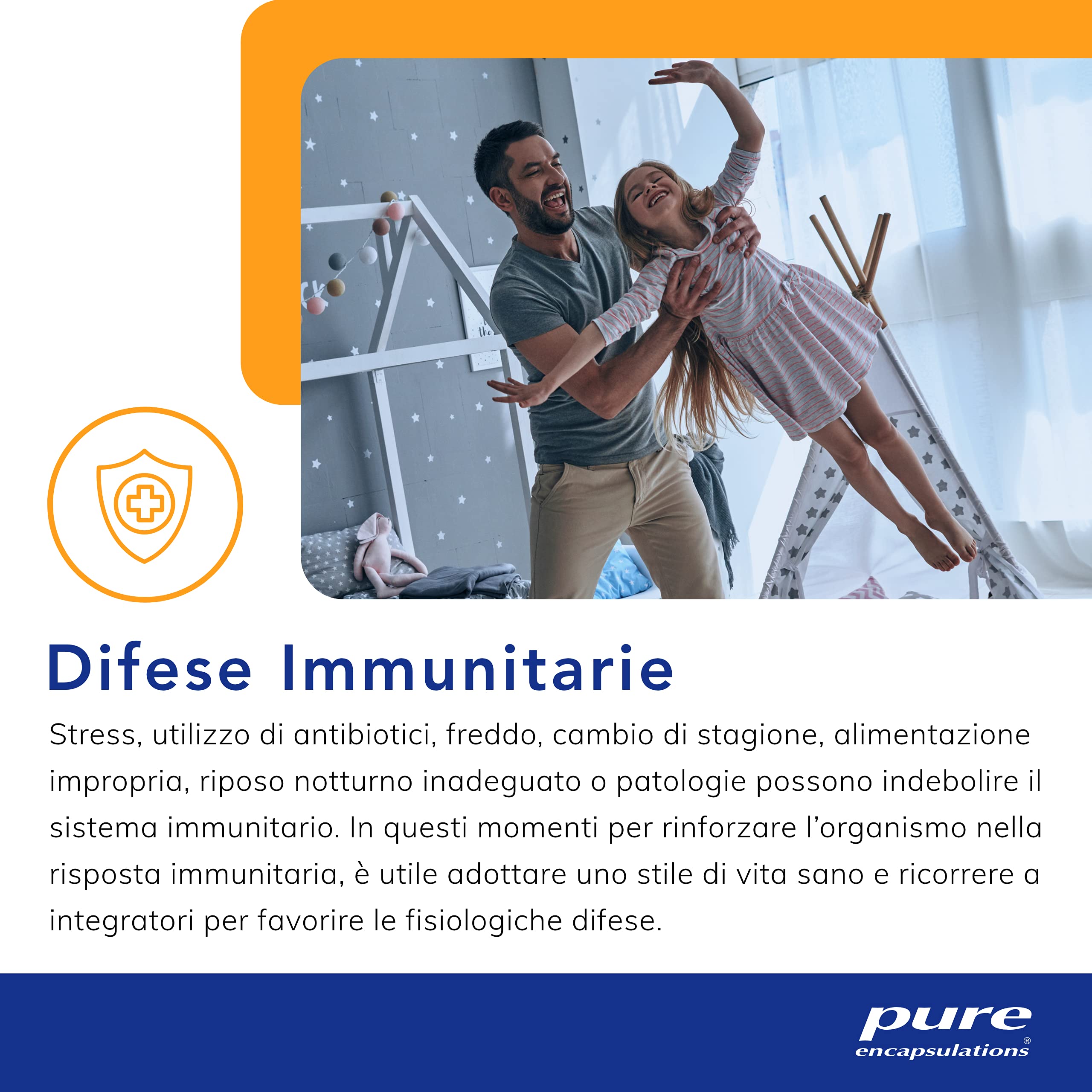 Pure Encapsulations - Immunità Extra con NAC – Integratore con Vitamine, NAC, Quercetina ed Epicor – Difese Immunitarie – 30 Capsule