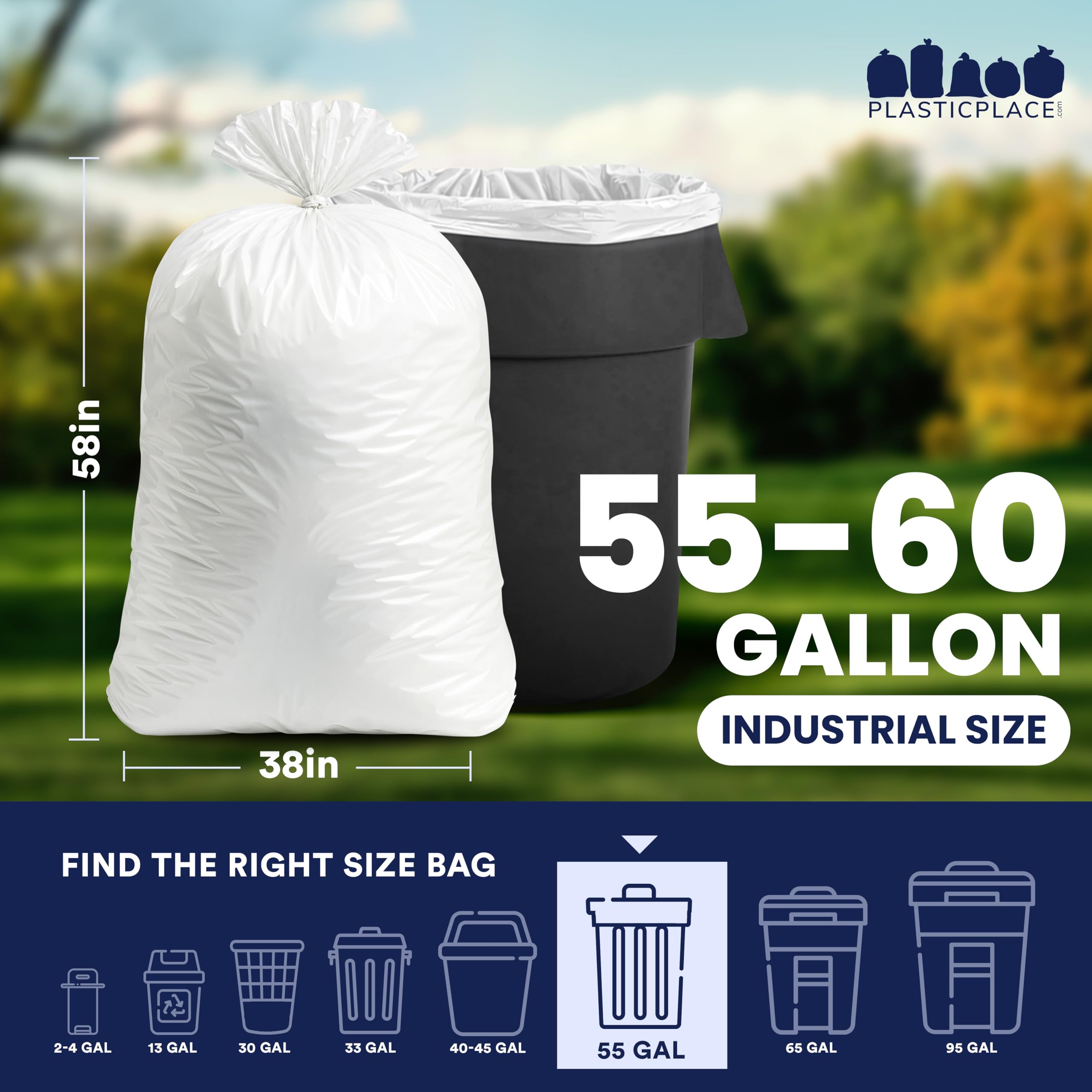 trashbaggallonplasticpantrybinlinercangarbage