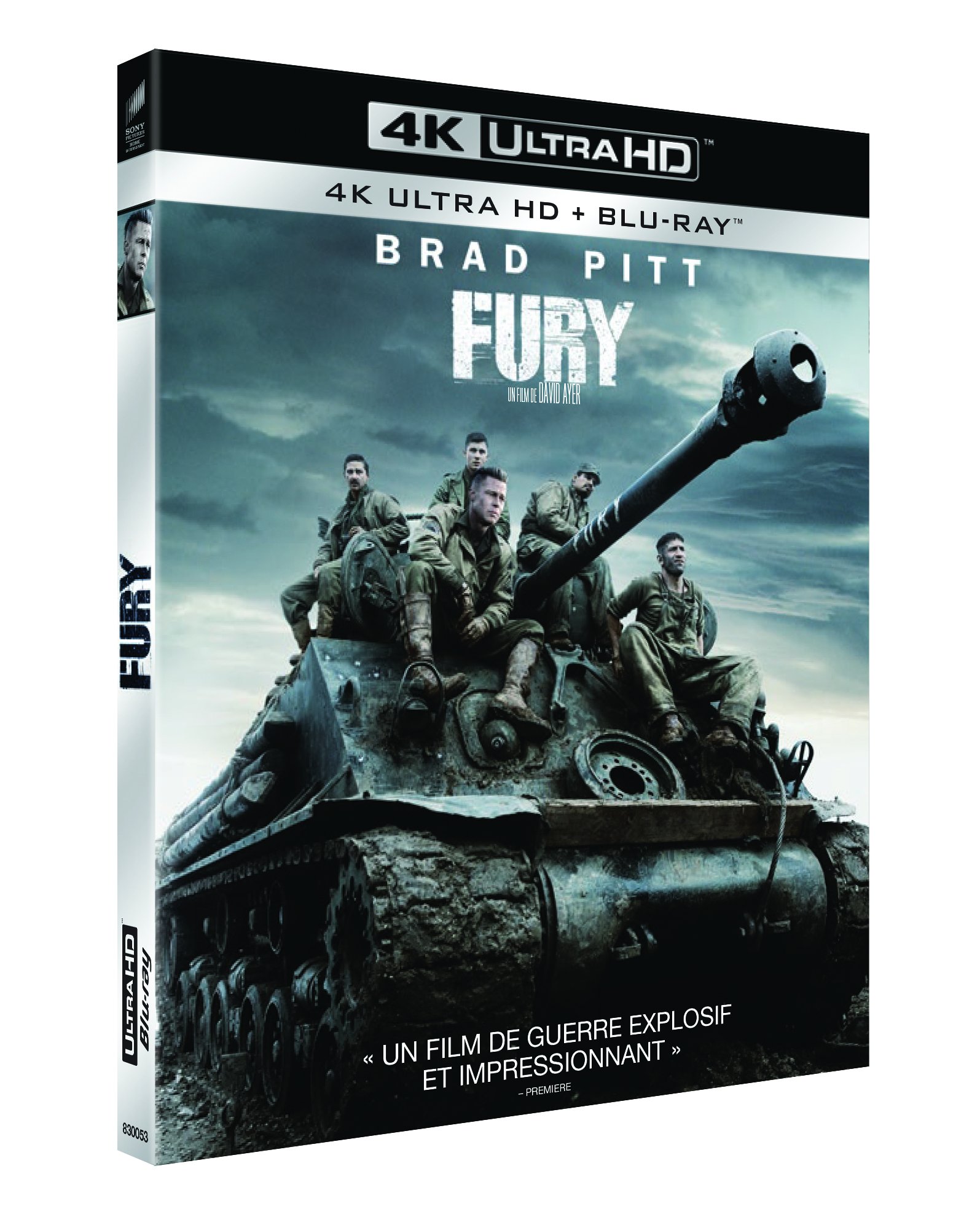 Fury: Edizione 4K UHD [Blu-ray] (Bilingue) – Film Di Guerra Con Brad Pitt