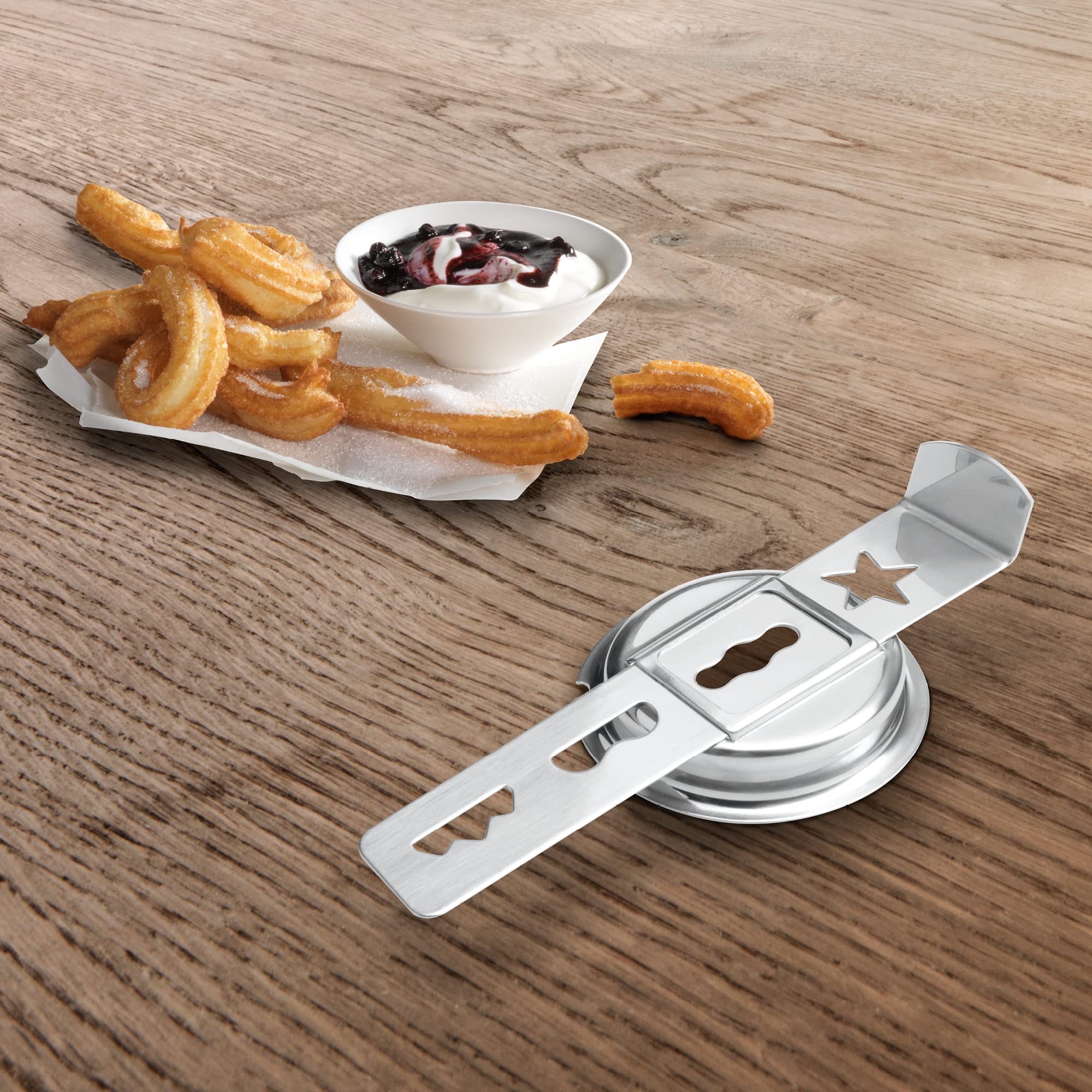 Image secondaire de Embout à Pâtisserie en Acier Inoxydable pour Hachoir à Viande Bosch MUM9