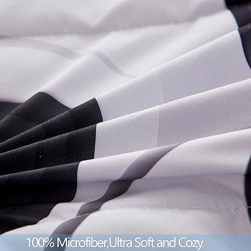 Miniatura 4 de akkialla Conjunto de ropa de cama con estampado de videojuegos de 2 piezas para niños y adolescentes, juego de ropa de cama de microfibra suave para