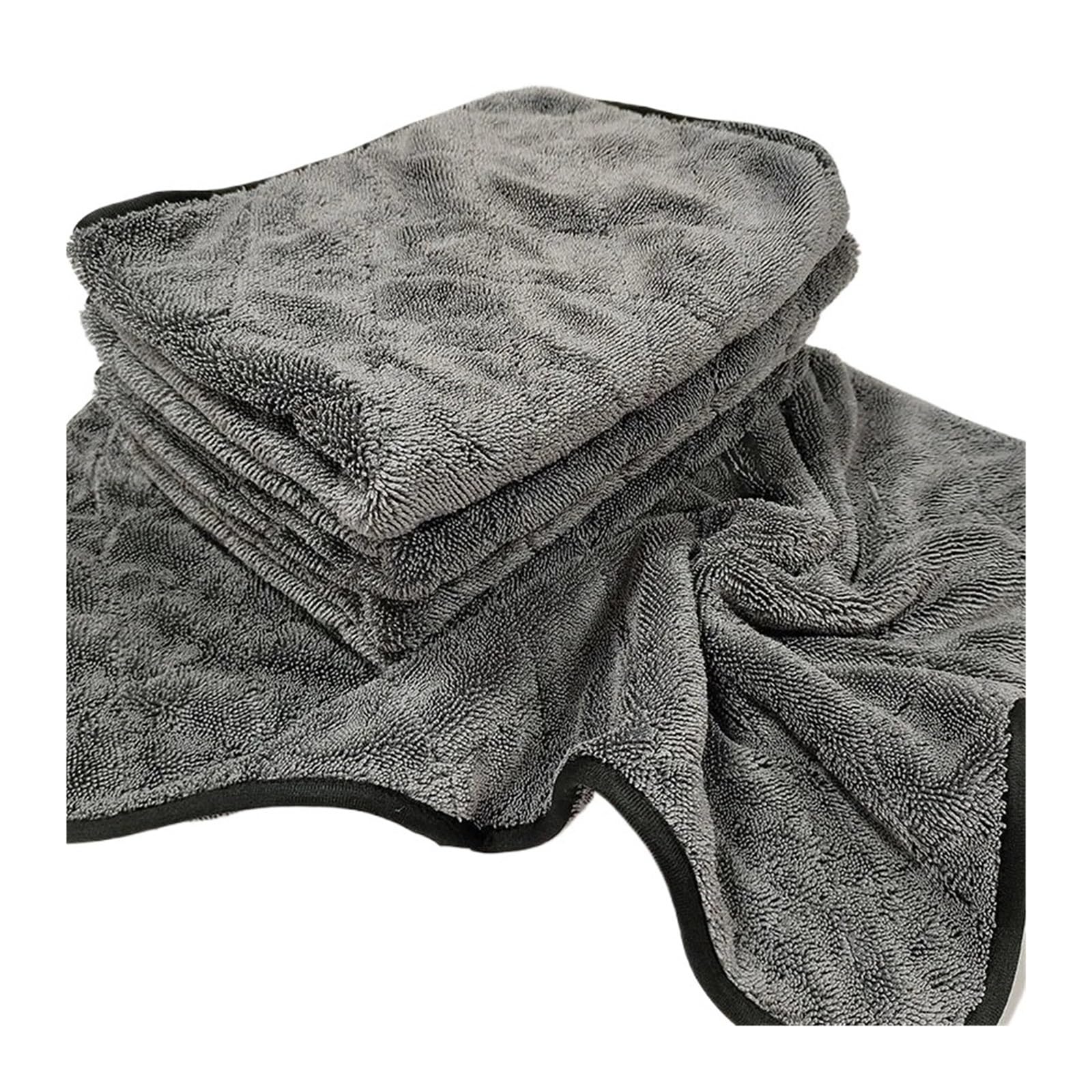 30 Stück Autowaschtücher, doppelseitige Handtücher, Auto-Detailing, gedrehtes Zopftuch, super saugfähiger Lappen for Auto- und Haushaltswaschzubehör für Autopflege(40x100cm)