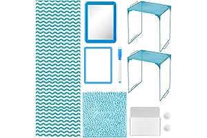 Hushee 10 Piece Boys Locker Decorations Kit Blue