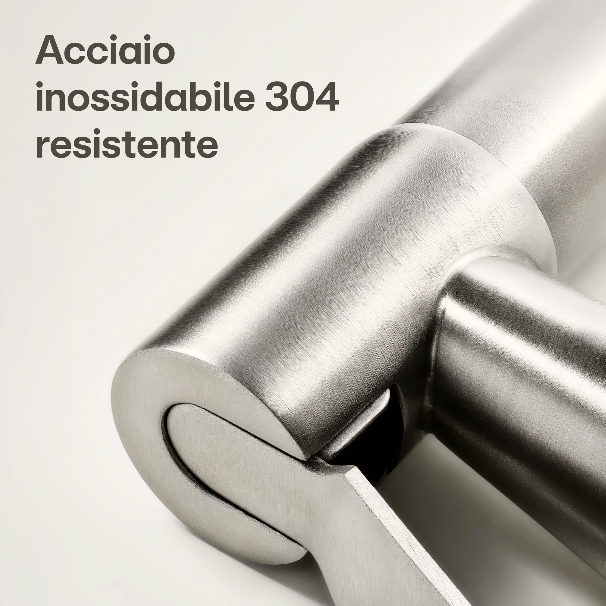 Praknu Bidet Spruzzatore con Doccetta e Supporto - Idroscopino WC in Acciaio Inox per Water e Lavabo