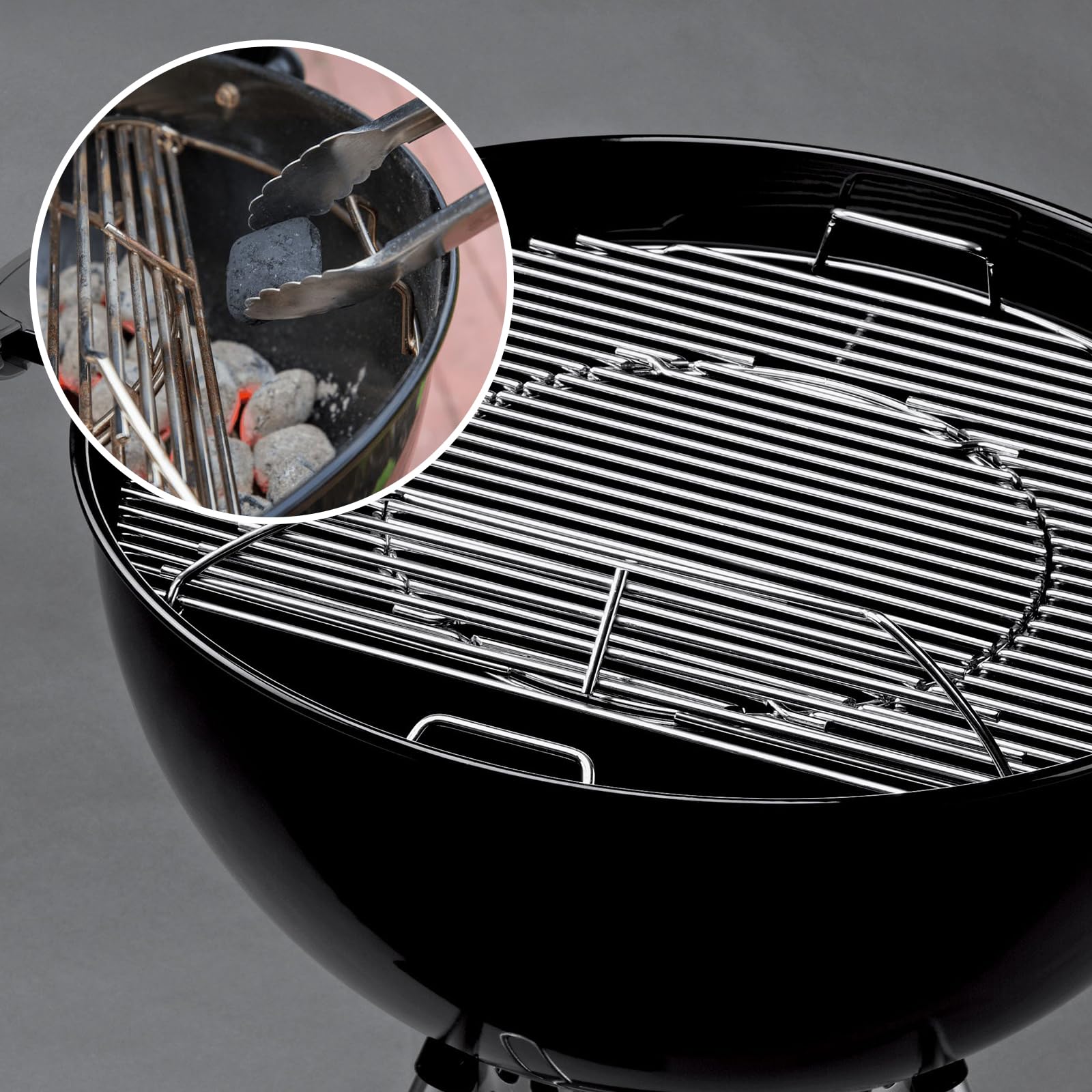 Weber 57cm Oberer Kochrost Ersatz für One-Touch, Performer, Master-Touch, Smokey Mountain Cooker