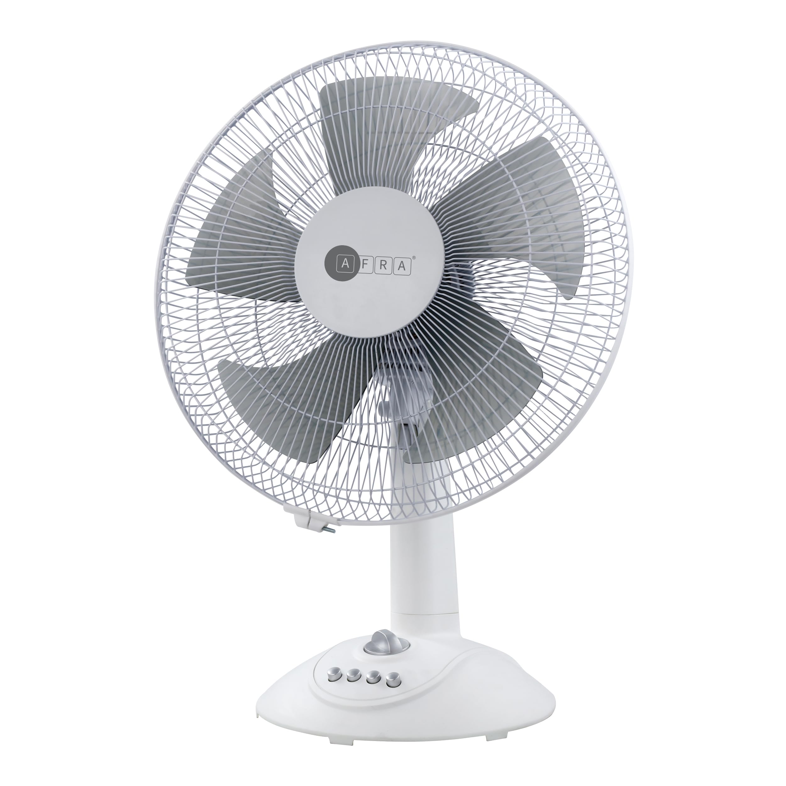 AFRA Table Fan, 12 inch, 60w, 1200 RPM, With 3 Speed Controller 60 Minutes Timer, AF-1260TFWT, 1 Year Warranty