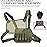 WYNEX Tactical Molle Admin Pouch of Laser Cut Design, Utility Pouches Molle Attachment Military Medical EMT Organizer with Map Pocket EDC EMT Pack IFAK Tool Holder Universal U.S.A Patch Included