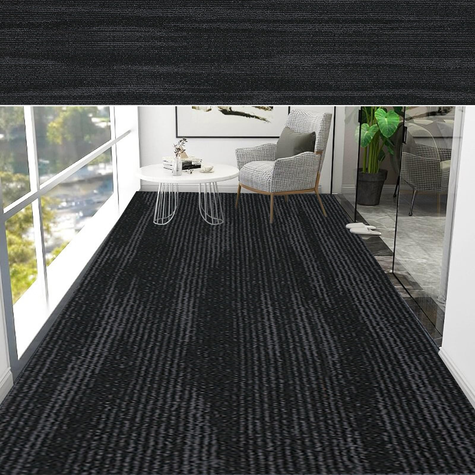 Felpudos y alfombras 50 x 80 cm antimanchas para pasillos y suelos transitados