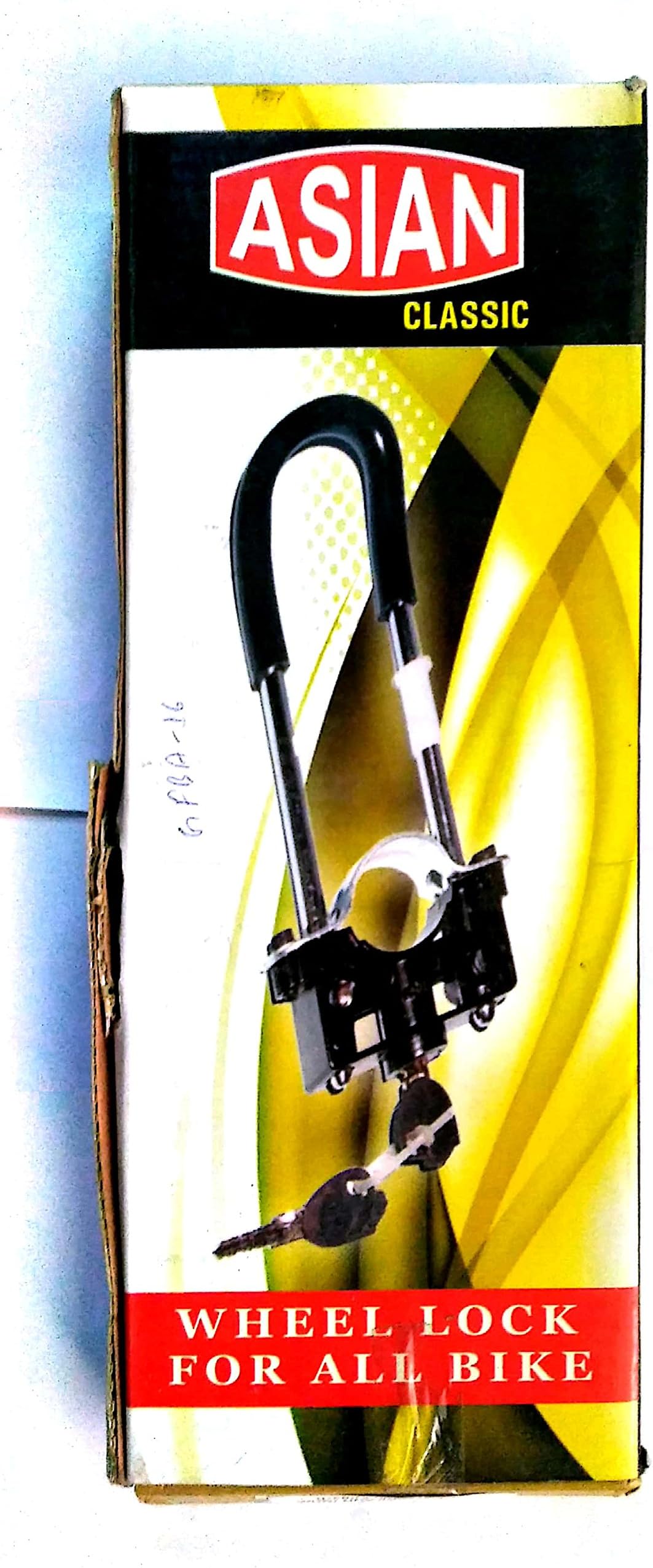 GOLDY BIKE POINT, ASIAN CLASSIC Bike Front Shocker Lock Wheel Lock For Hero Splendor Plus/Passion/ Yamaha/ Honda / Suzuki Bikes