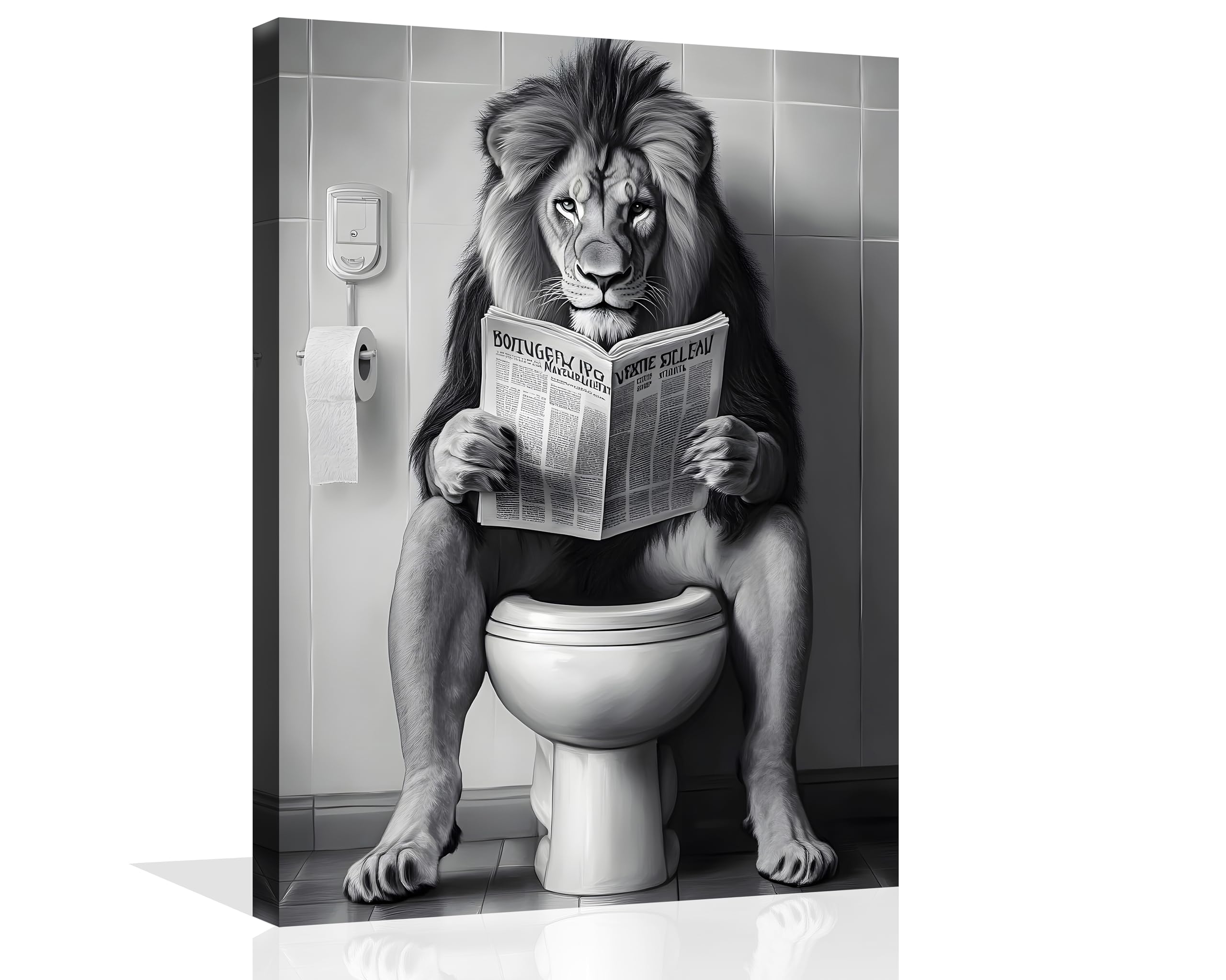 OWNANRTHM Lion on Canvas