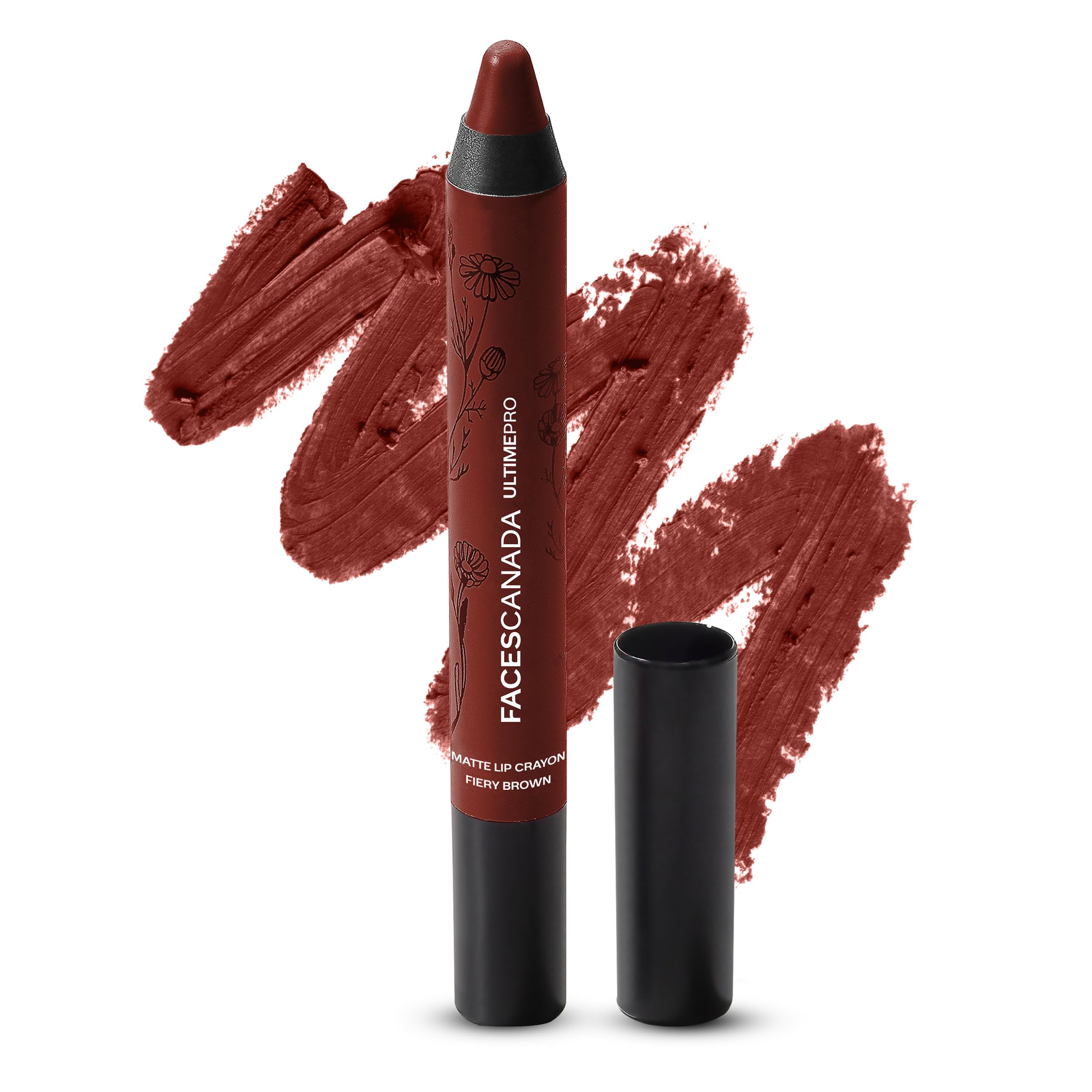 FACESCANADA Faces Ultime Pro Matte Lip Crayon, Fiery Brown 28, 2.8g