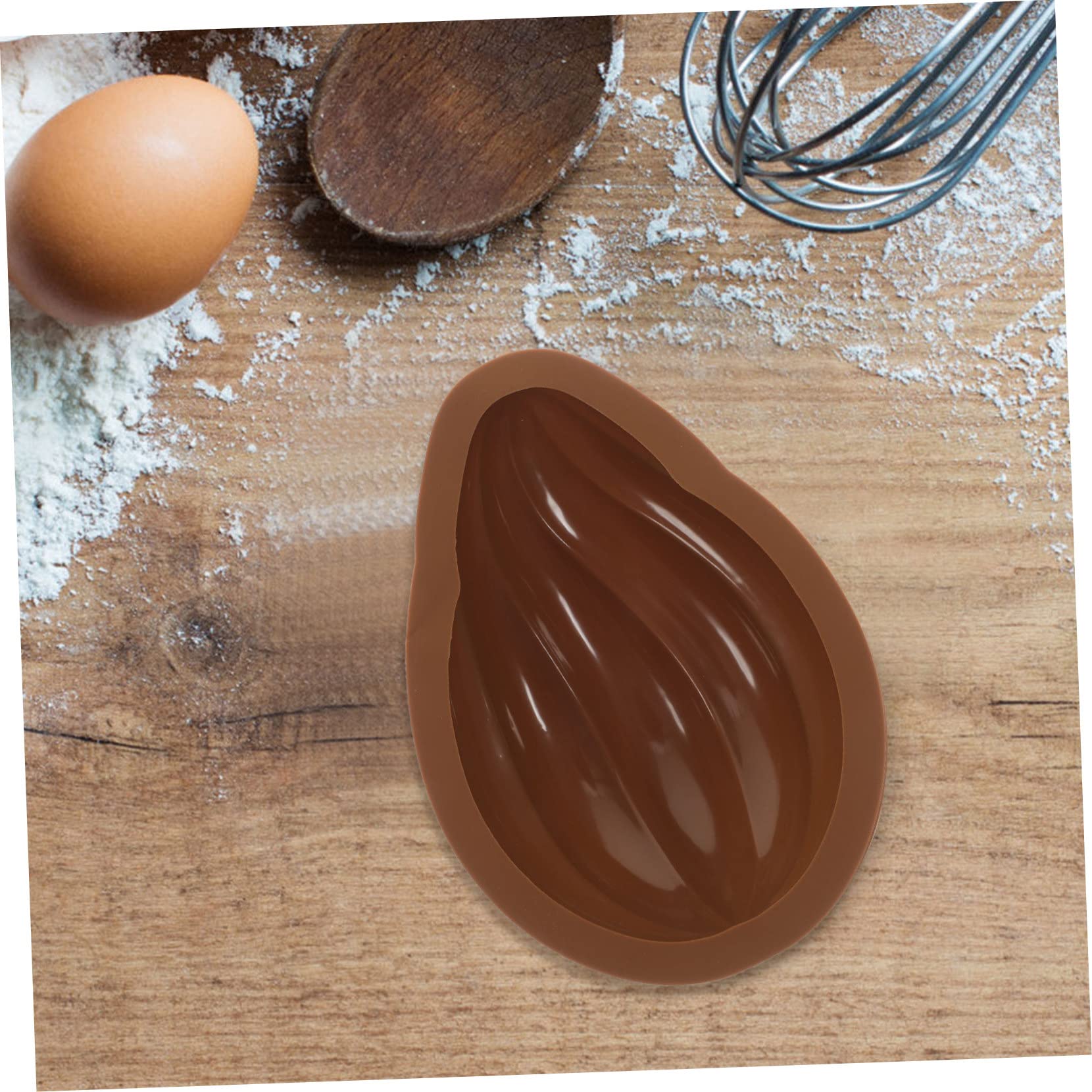 Zerodeko 4piezas Molde De Silicona Para Chocolate De De Pascua Para Galletas y Postres Creativos Molde De Diseño Único y Divertido Para Celebraciones y Actividades De Repostería Familia