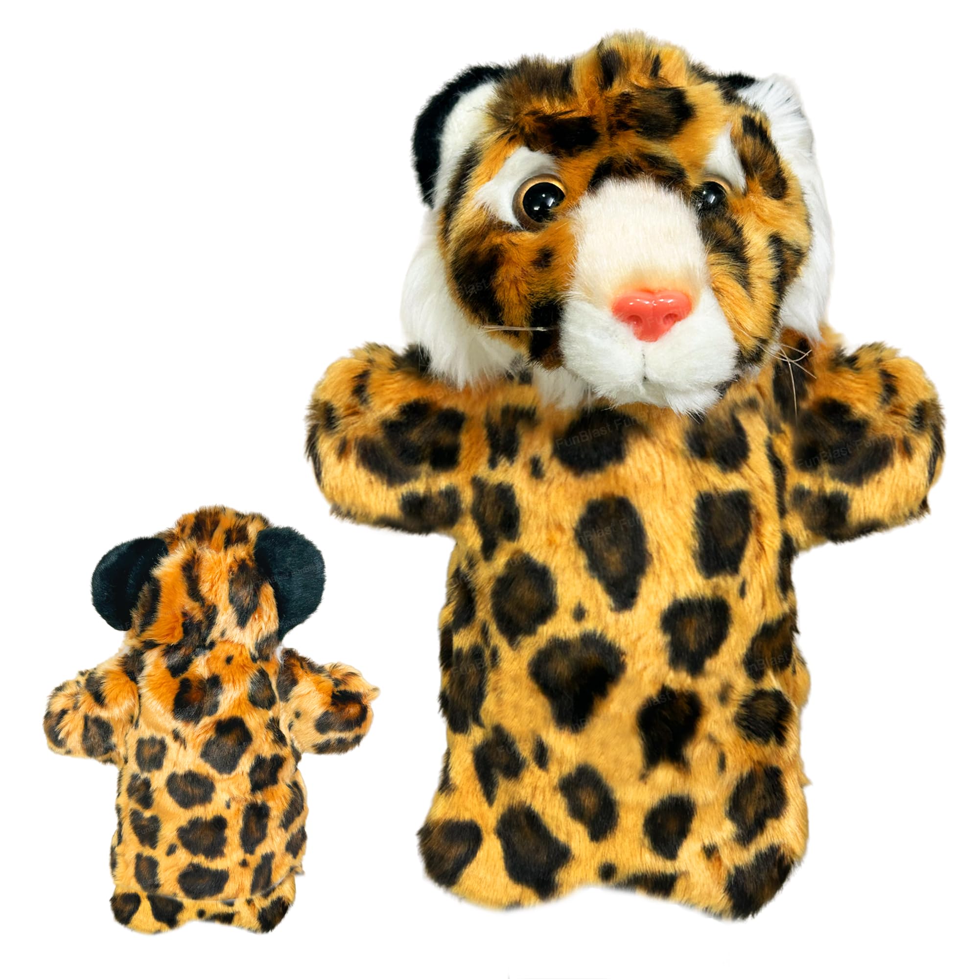 FunBlast Hand Puppets for Kids - Plush Animals Hand Puppet Toys, Soft and Fluffy Hand Puppets for Kids, Story Telling Puppet for Kids, Hand Puppet Toy, Fun Play Learning Toys (Cheetah) (B0CRDWQ3CG) Amazon Price History, Amazon Price Tracker