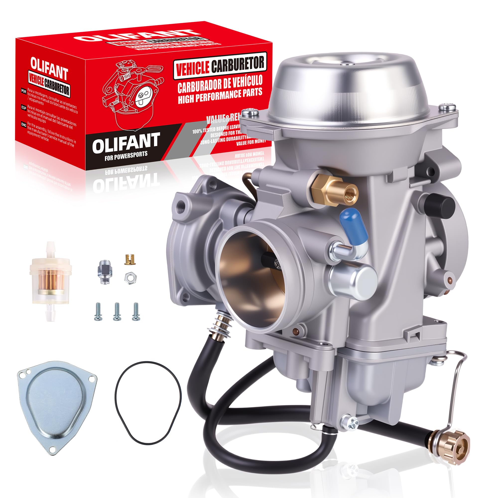 Carburetor and Intake Boot For Polaris Sportsman 500 HO 2006 2007