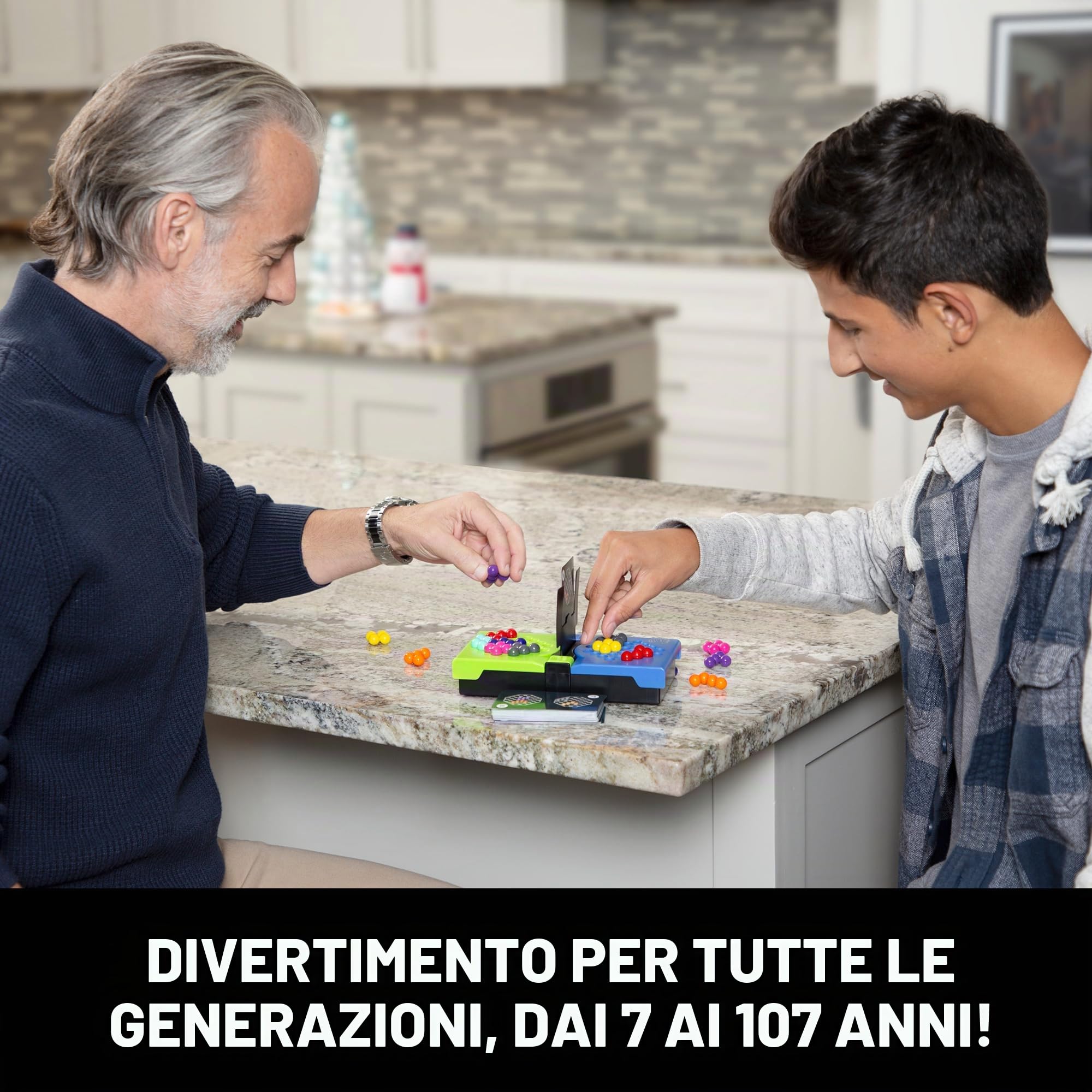 Learning Resources Kanoodle Testa a Testa, 7+ Anni, Gioco di Puzzle Logico per 2 Giocatori con 80 Sfide, Divertimento e Problem Solving