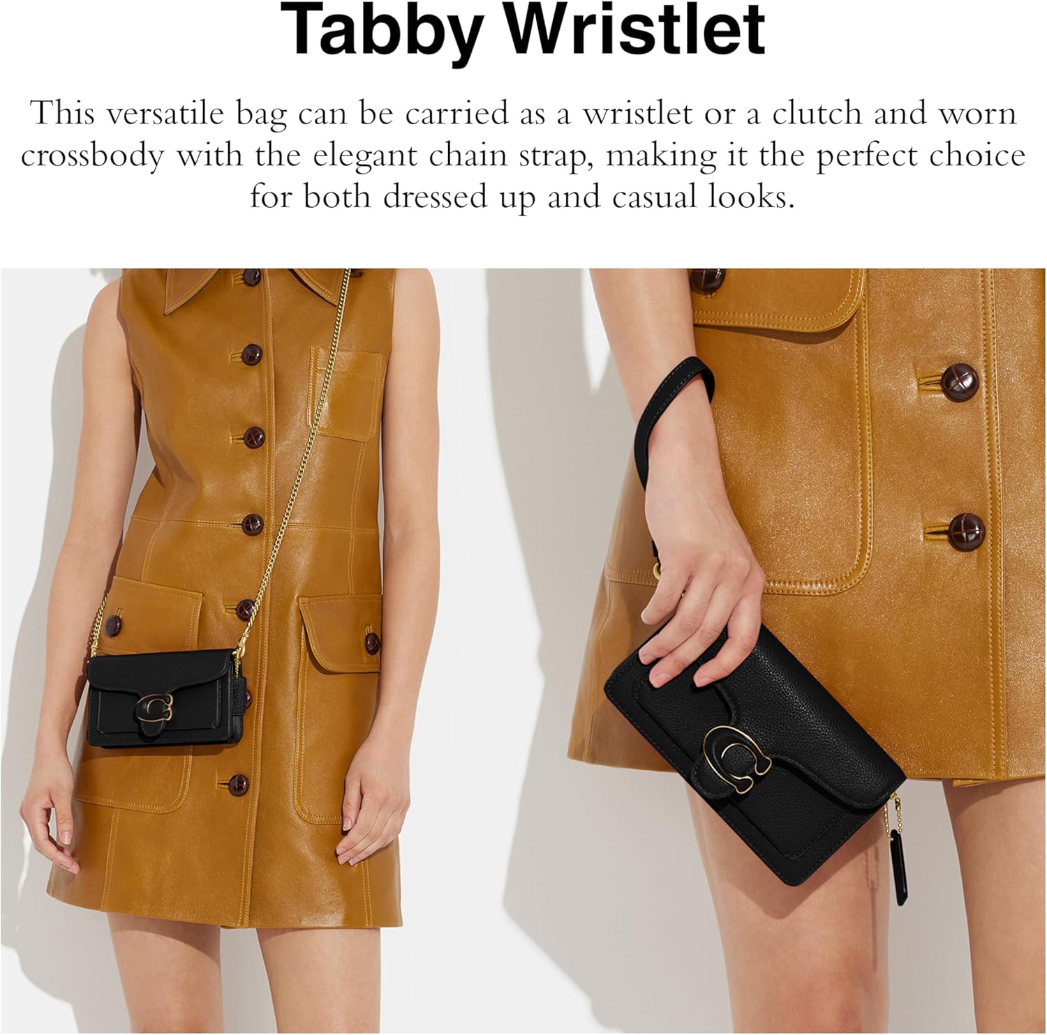 Coach Polished Pebble Tabby Wristlet - Image 2