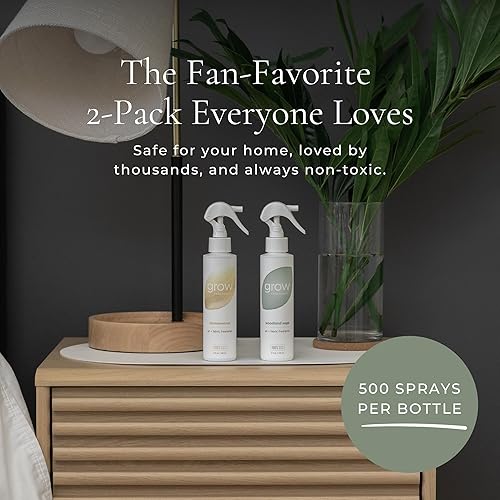 Miniatura 2 de Grow Fragrance Ambientador en Spray Perfumado para Telas y Habitaciones - Certificado No Tóxico, Aceites Esenciales 100% a Base de Plantas - 5 oz