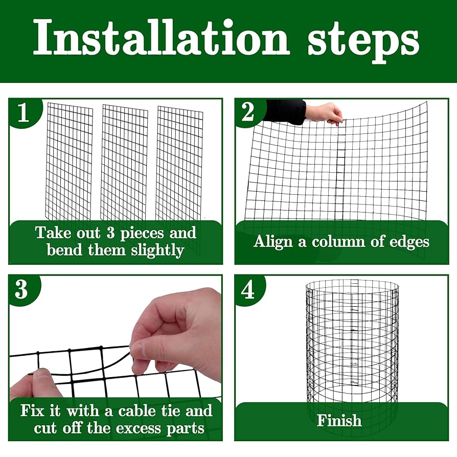 ケージ・アクセサリー ann Amazon.com : Adnee 10 Packs Wire Plant Protector from