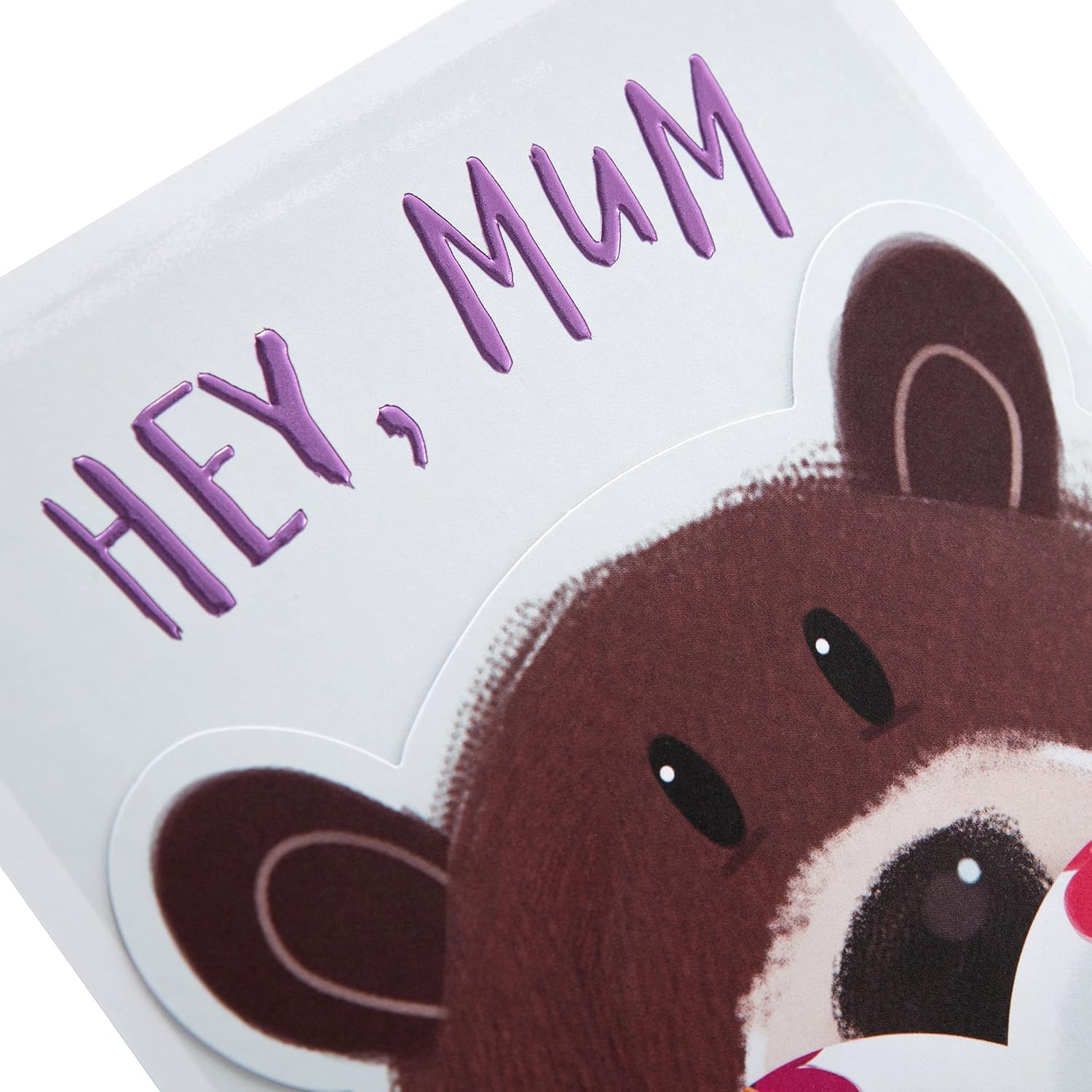 Hallmark Birthday Card for Mum - Funny Die Cut All About Gus Design