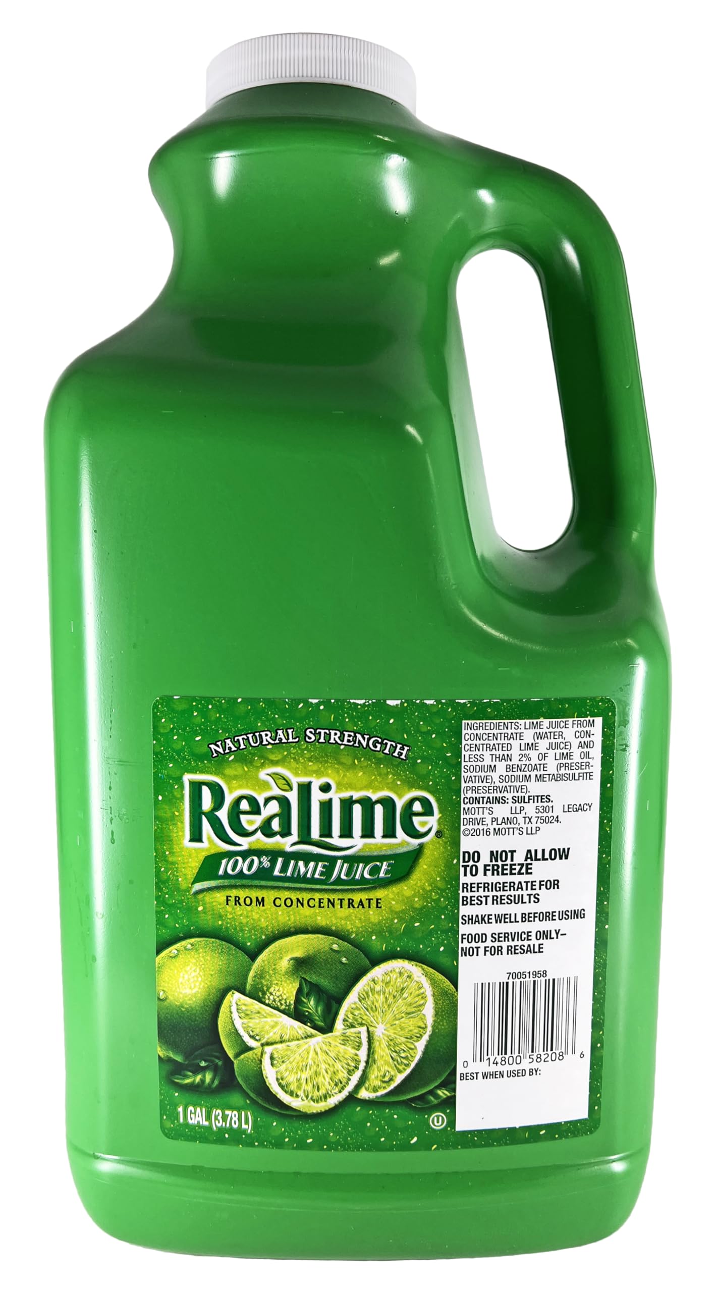 Real Lime Juice (1 Gallon) 100% Lime Juice