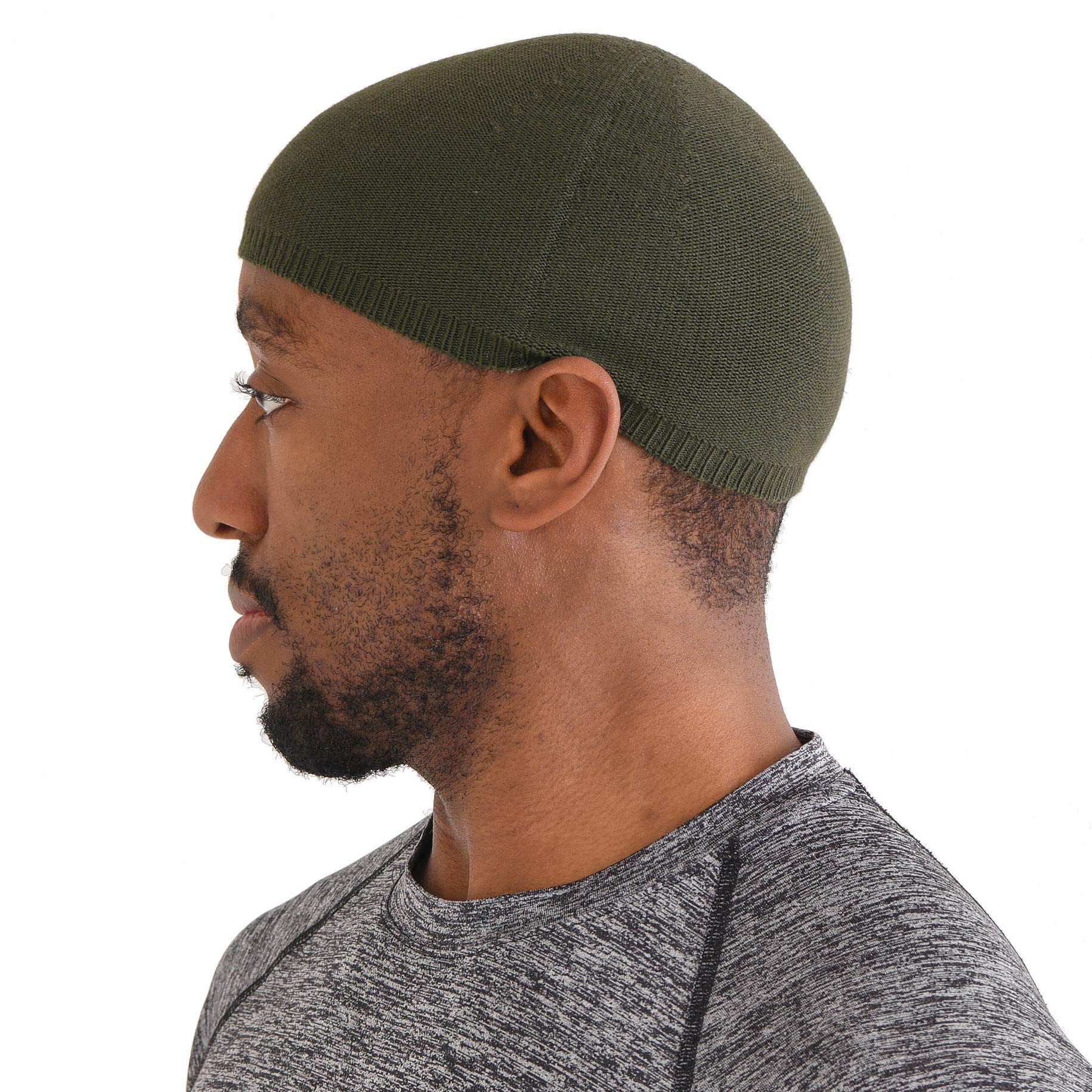 CHARM Hombre Gorra Sombrero Islamico - Gorro Kufi de Algodón Orgánico Estilo Durag Hecho A Mano En Japón