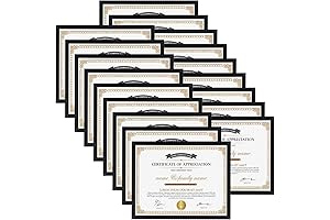 Hoikwo 8.5 x 11 Black Multi Picture Frames Value Pack