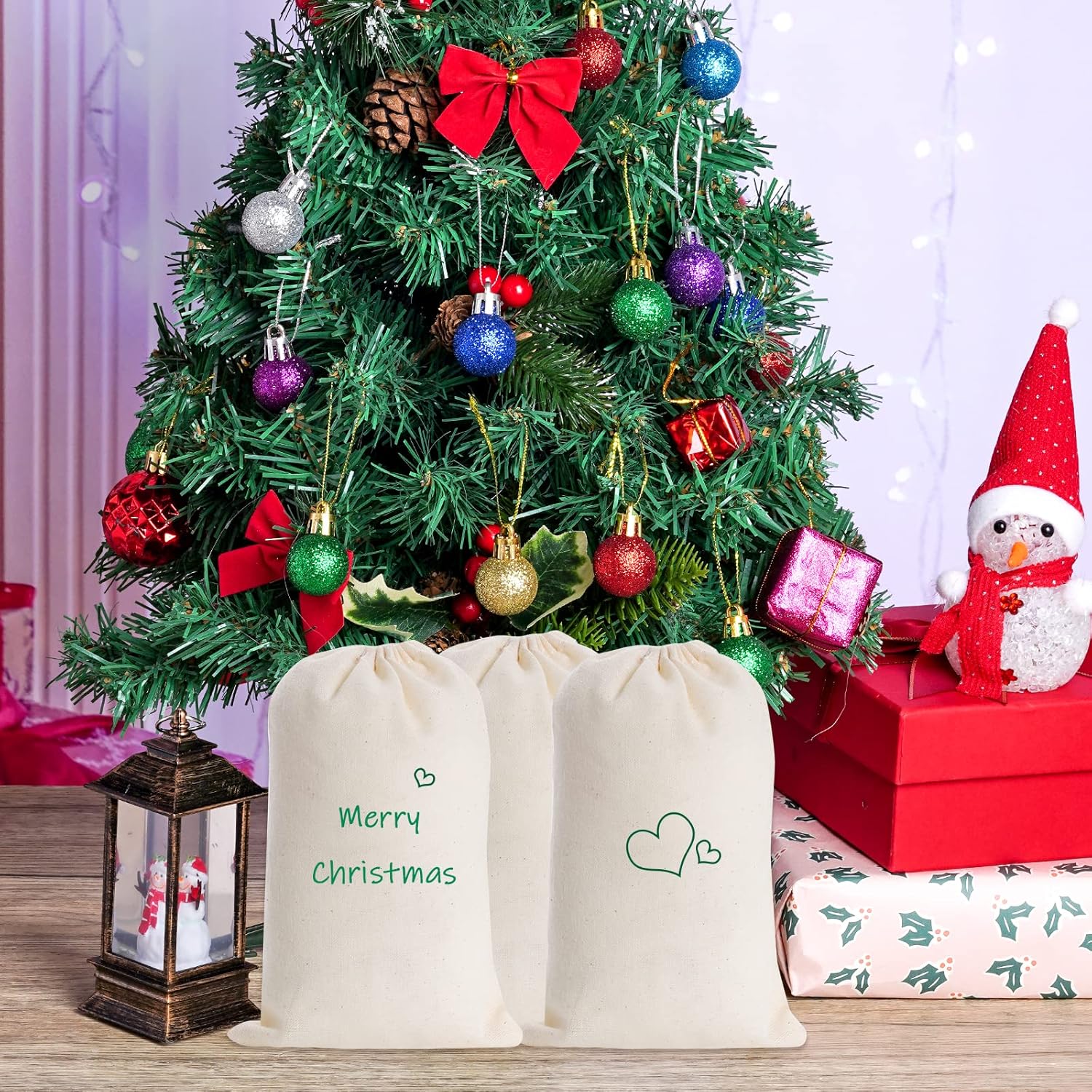 Tayfremn 200Pcs Cotton Drawstring Bags, Reusable Muslin Bag Natural Cotton Bags with Drawstring Produce Bags Bulk Gift Bag Jewelry Pouch for Party Wedding Home Storage, Natural Color (4 x 6 Inches) - Image 4