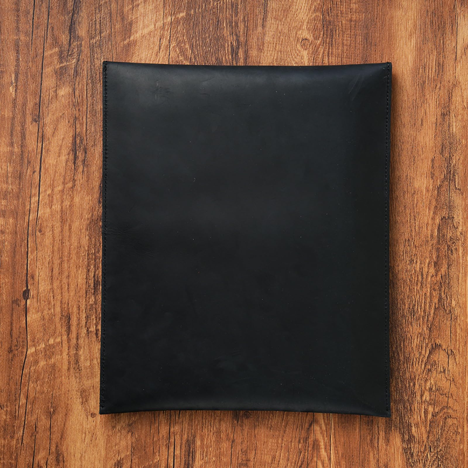 Carpeta de piel sintética para documentos con cierre de cuerda, carpetas de poliuretano, funda para portátil
