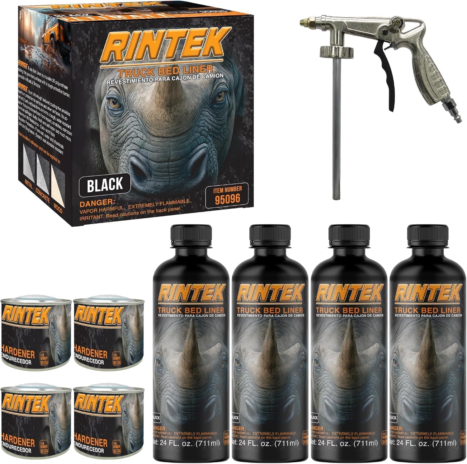 Rintek Urethane Spray On Truck Bed Liner Kit