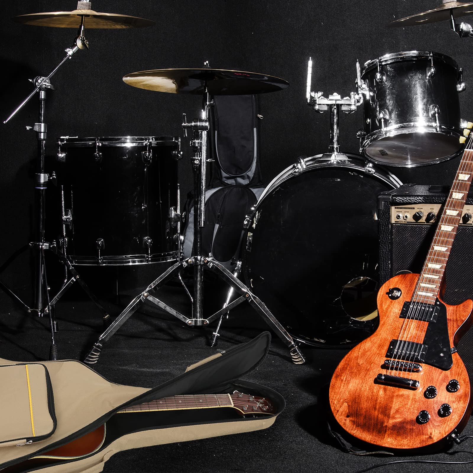 TRIXES Sac de Guitare avec Bretelles - Étui rembourré imperméable à l'eau - Basse, Acoustique et Sac de Guitare Classique - Parfait pour Voyager