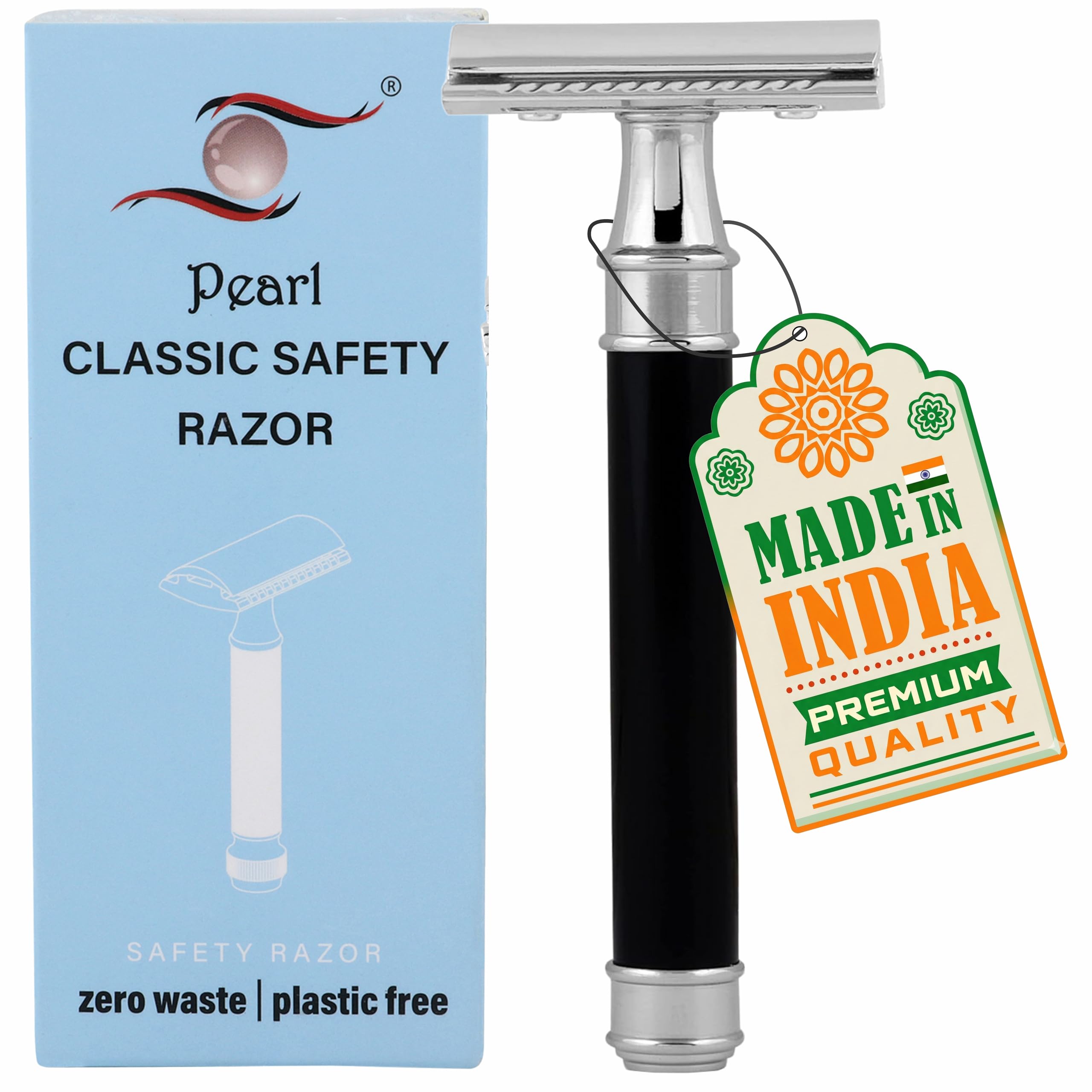 The Double Edge Safety Razor For Men's/Boy's A-141(BLACK)