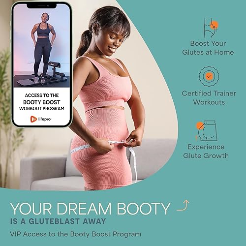 Miniatura 8 de Lifepro Hip Thrust Machine – Adjustable Glute Workout Equipment for Home – Hip Thrust Bench & Glute Machine – Foldable Booty Builder, Sissy Squat