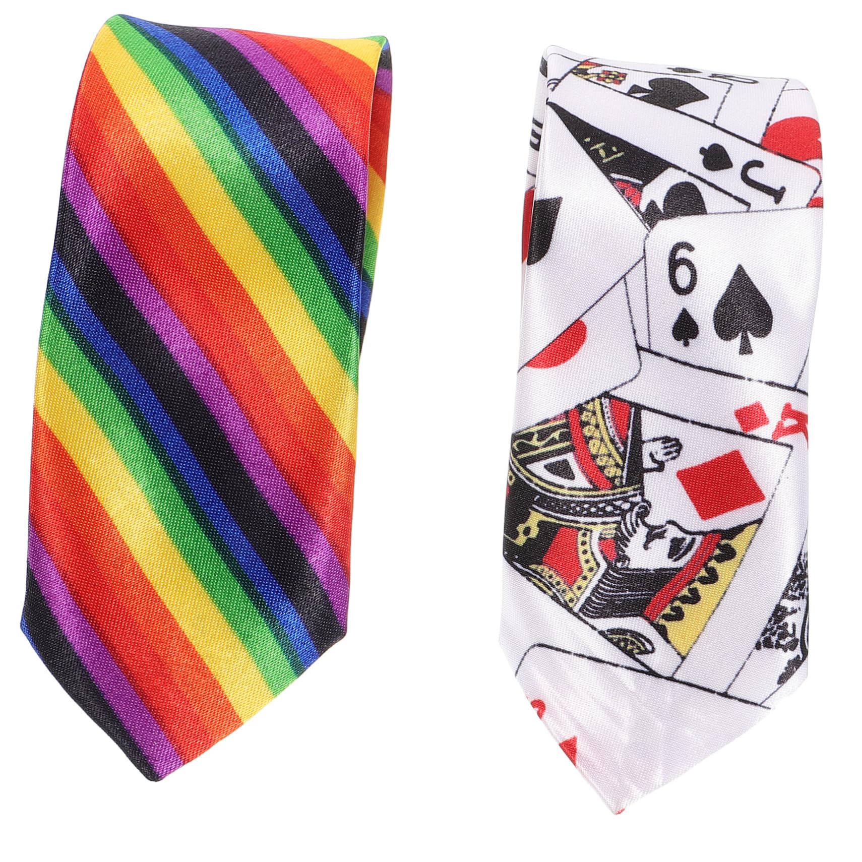 10piezas Corbatas De Fiesta Imprimidas Accesorios Para Disfraces De Hombre Celebraciones Temáticos