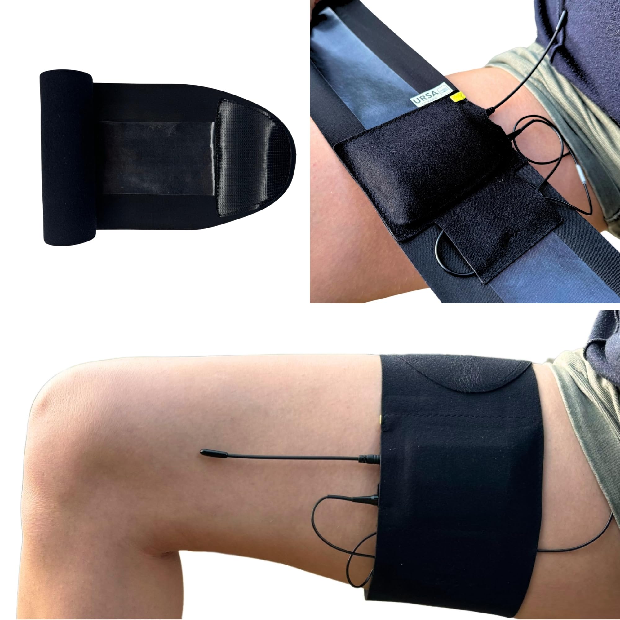 URSA Thigh Straps: Low-Profile, Soft, Stretchy & Breathable Transmitter Straps for Location Sound Theatre - Image 3