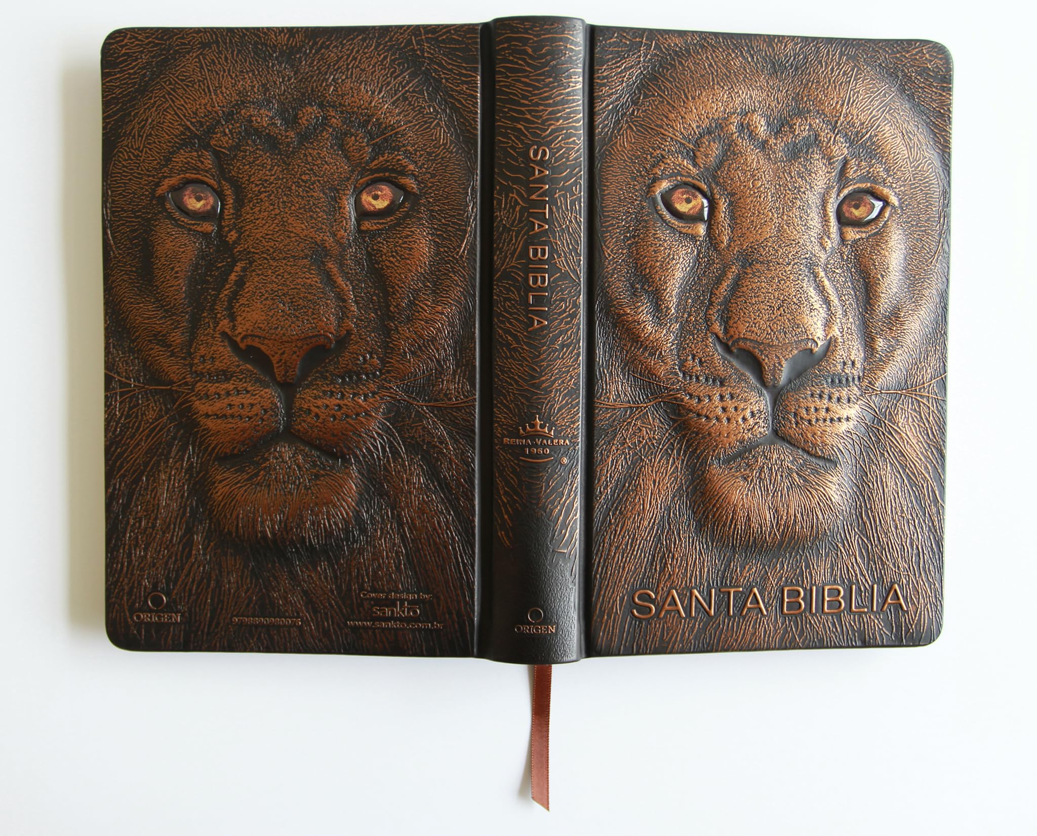 Biblia Rvr 1960 Letra Grande León de Judá Edición Especial Bronce / Spanish Bible Rvr 1960 Large Print Imitation Leather Lion of Judah Special ... Rvr 1960 Imitation Leather, Lion of Judah