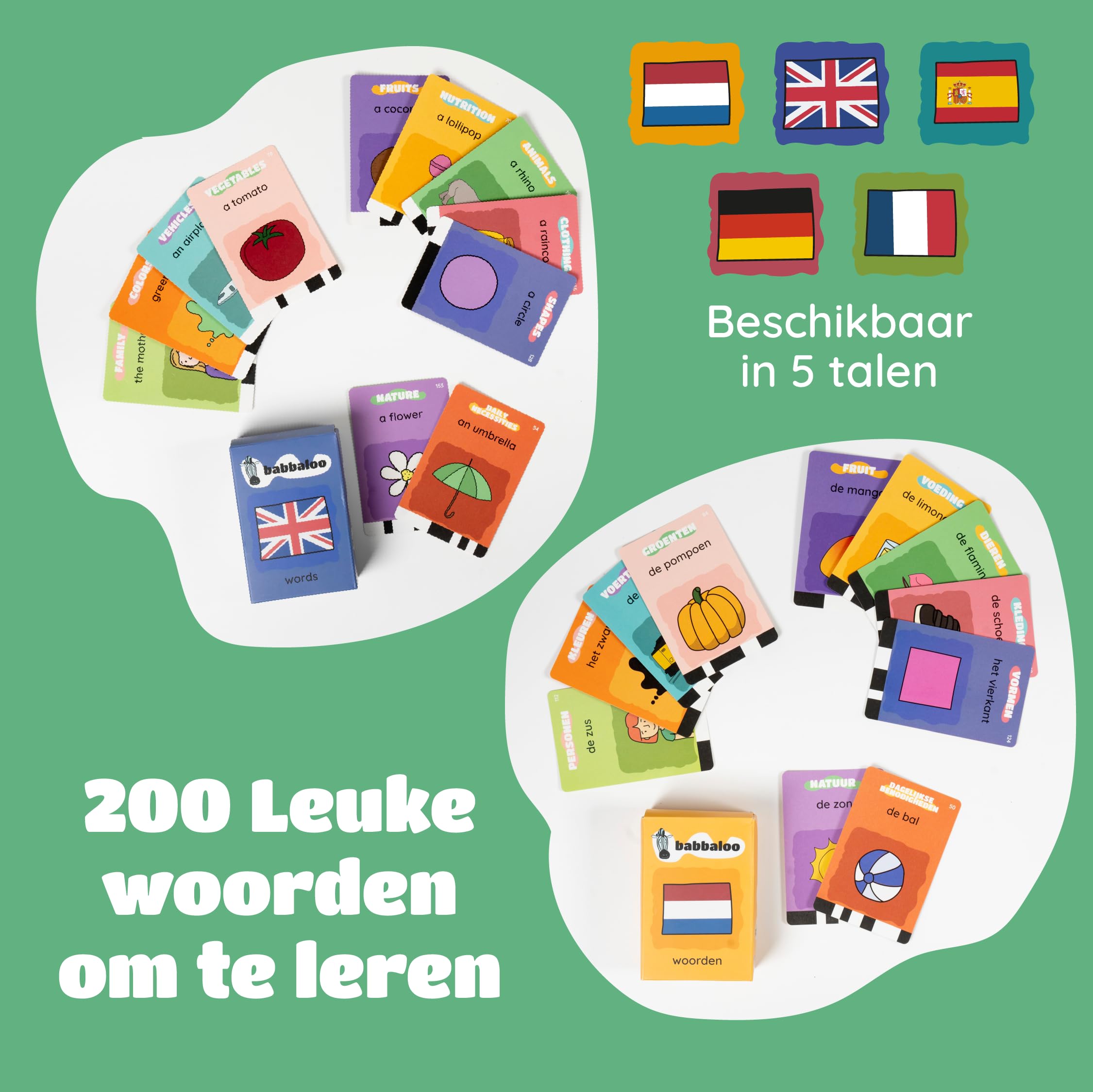 Flashcards (deel 1) | Spelend woordjes leren | Spelen met Engels