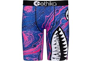 EthicAs 4-Pack Boys' Boxer Briefs with Secret Spot