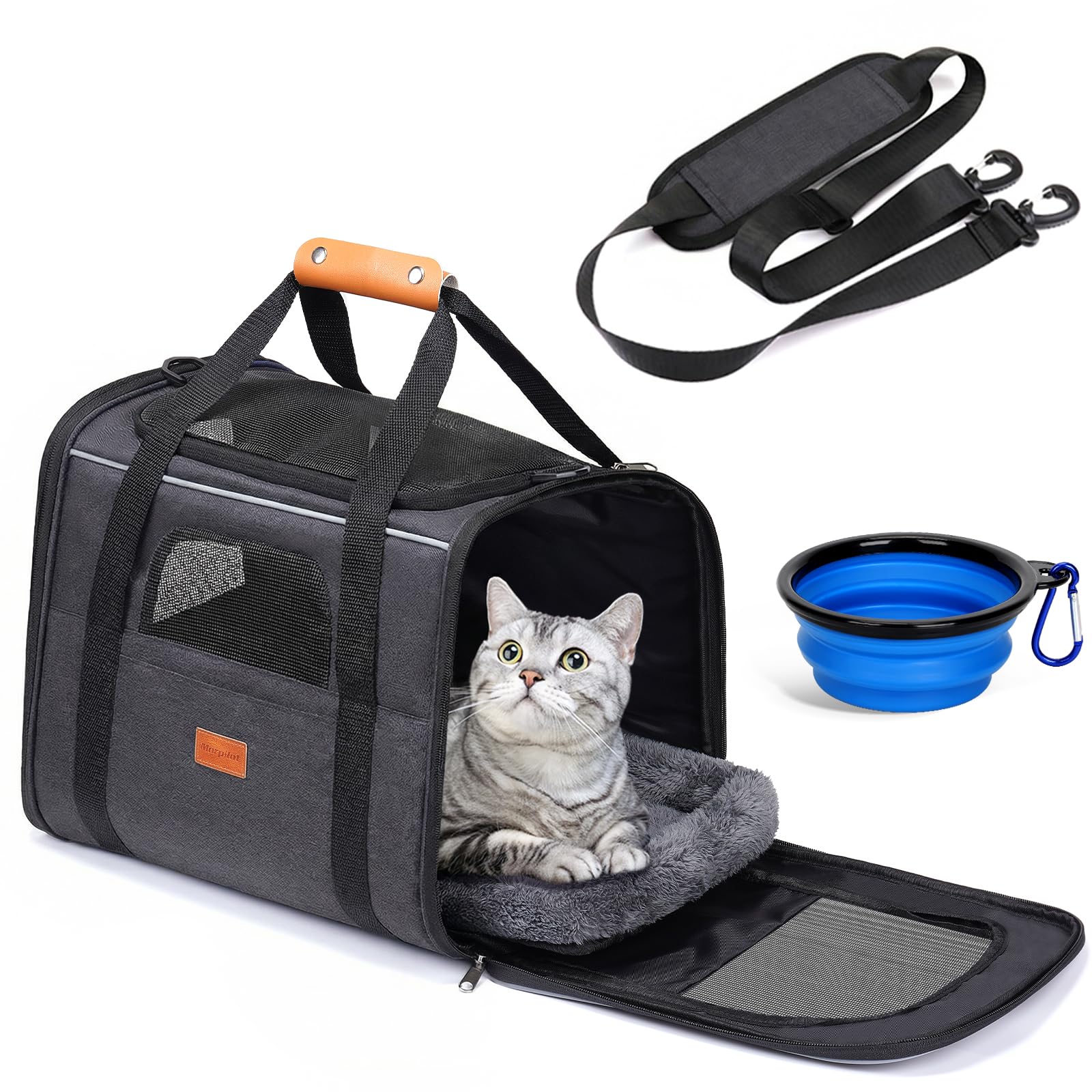 Amazon.co.jp: Morpilot ペットキャリー 猫 きゃりーバッグ 4way